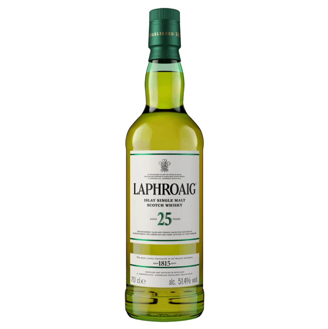 Laphroaig 25 Year Old Single Malt Scotch Whisky 700mL