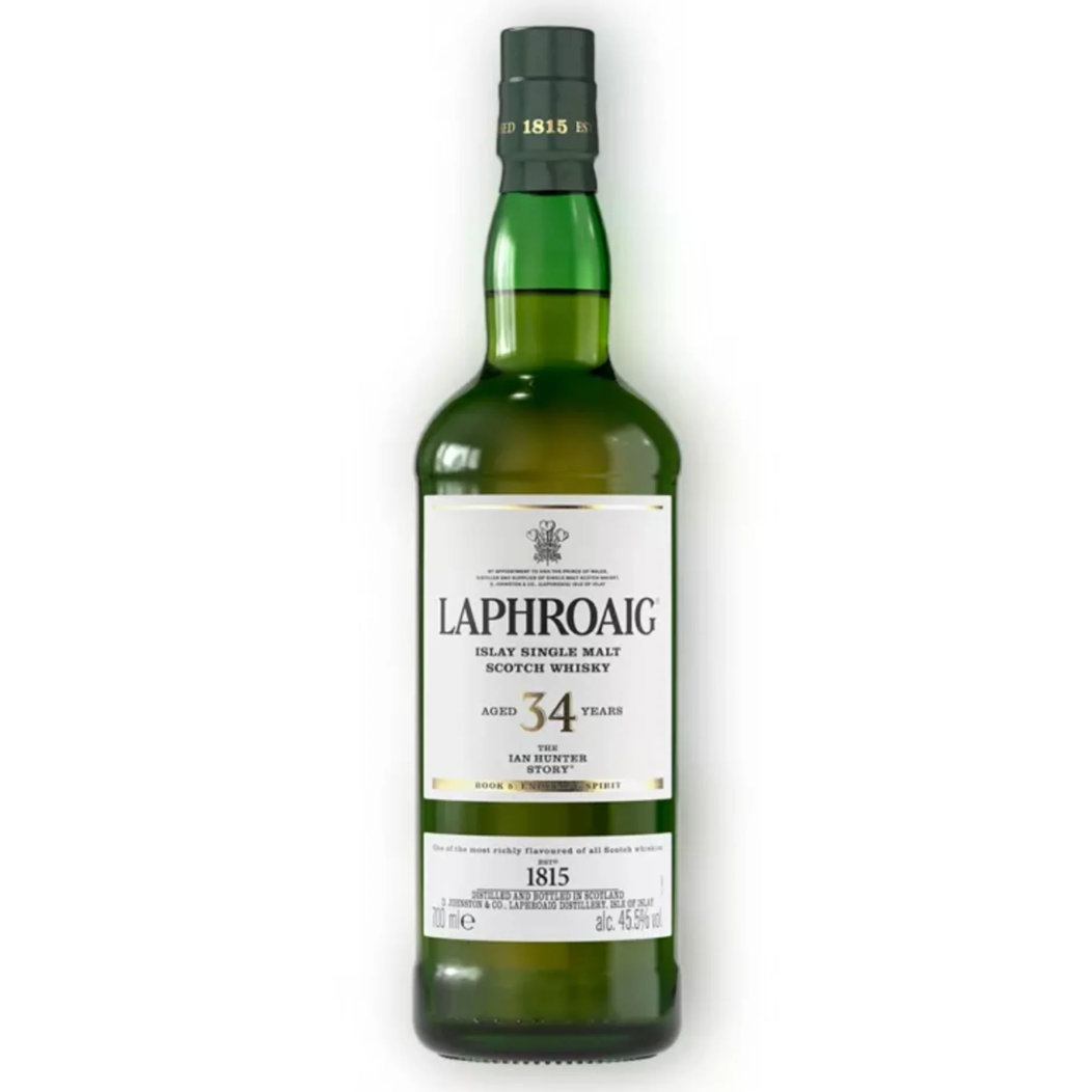 Laphroaig 34 Year Old The Ian Hunter Story Book #5 Single Malt Scotch Whisky 700mL