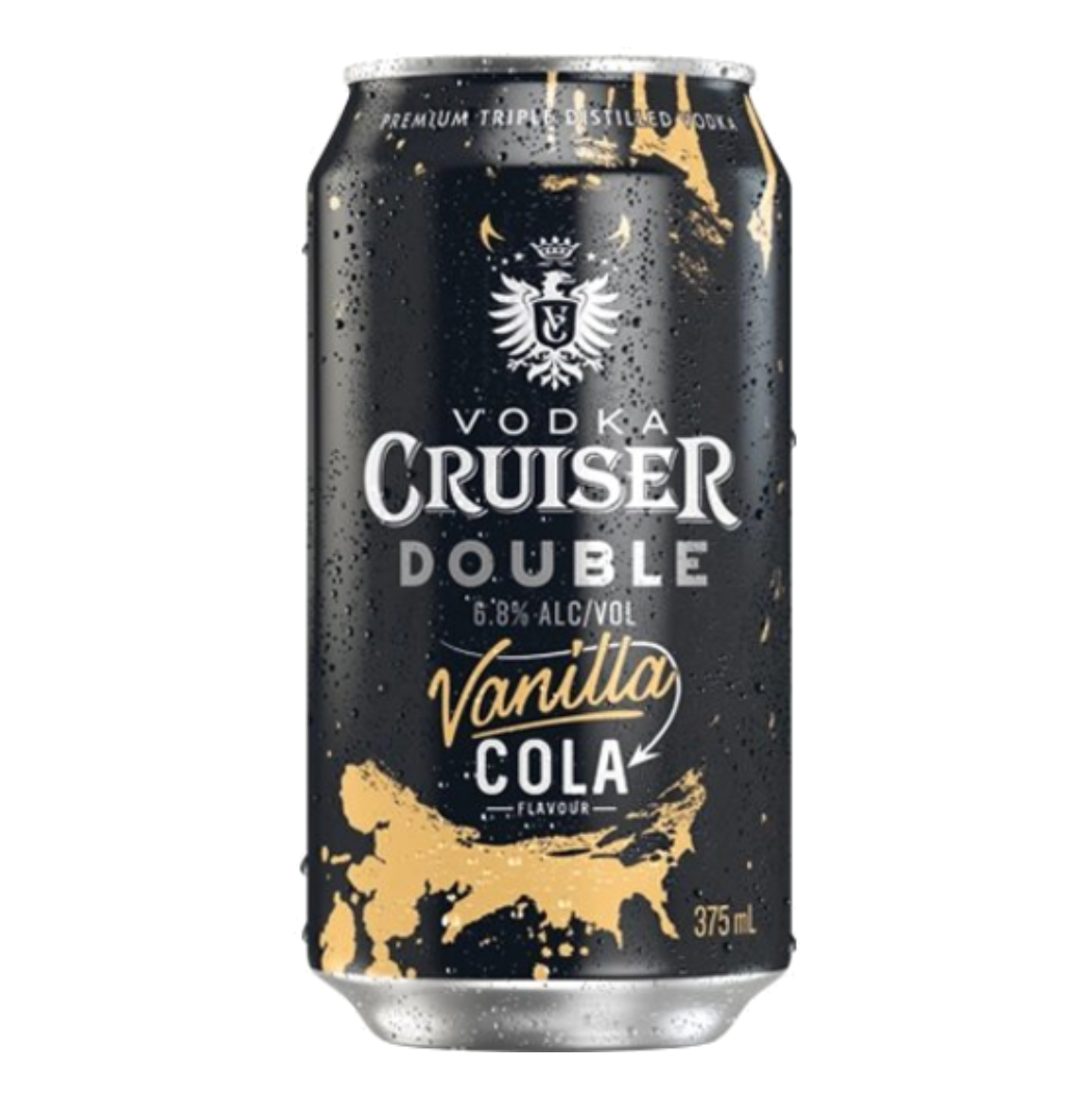 Vodka Cruiser Double Vanilla Cola 375mL