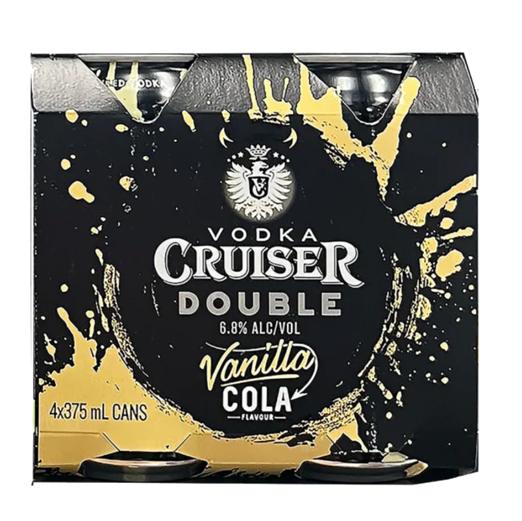 Vodka Cruiser Double Vanilla Cola 375mL