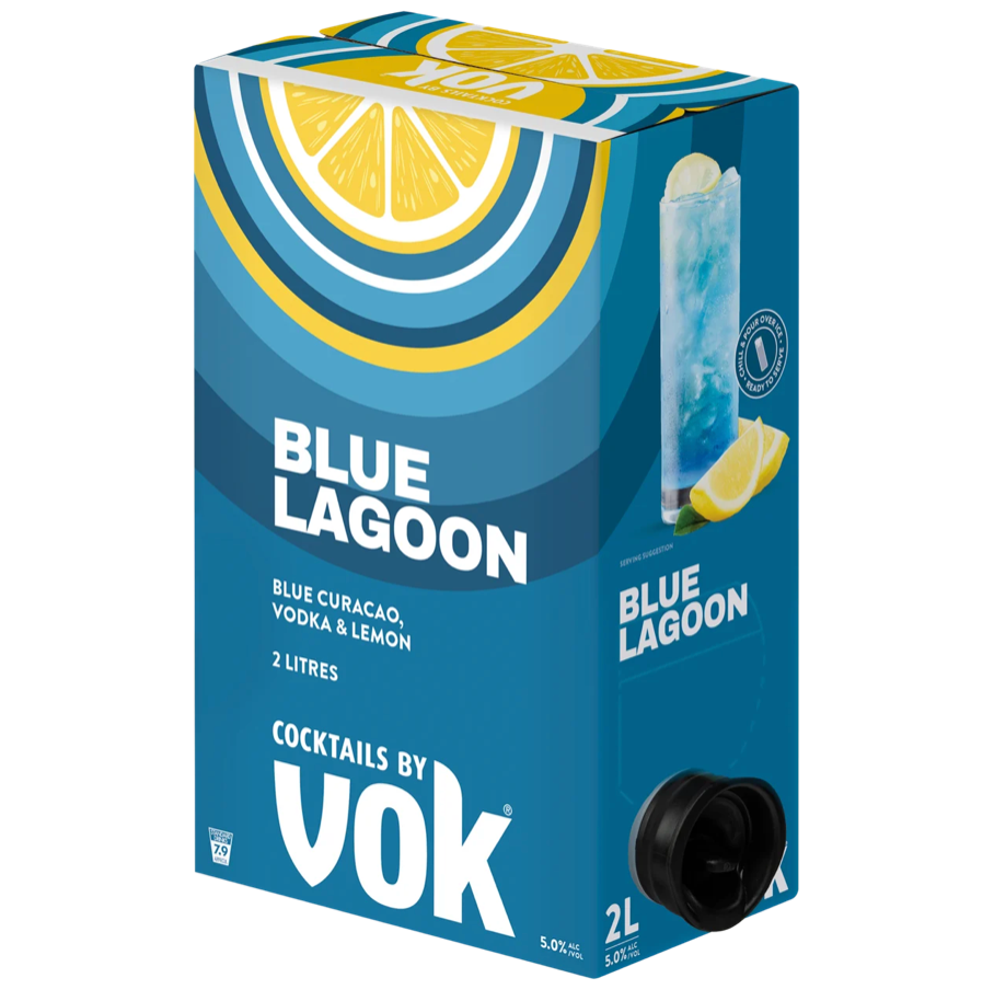 Vok Cocktails Blue Lagoon Cask 2L