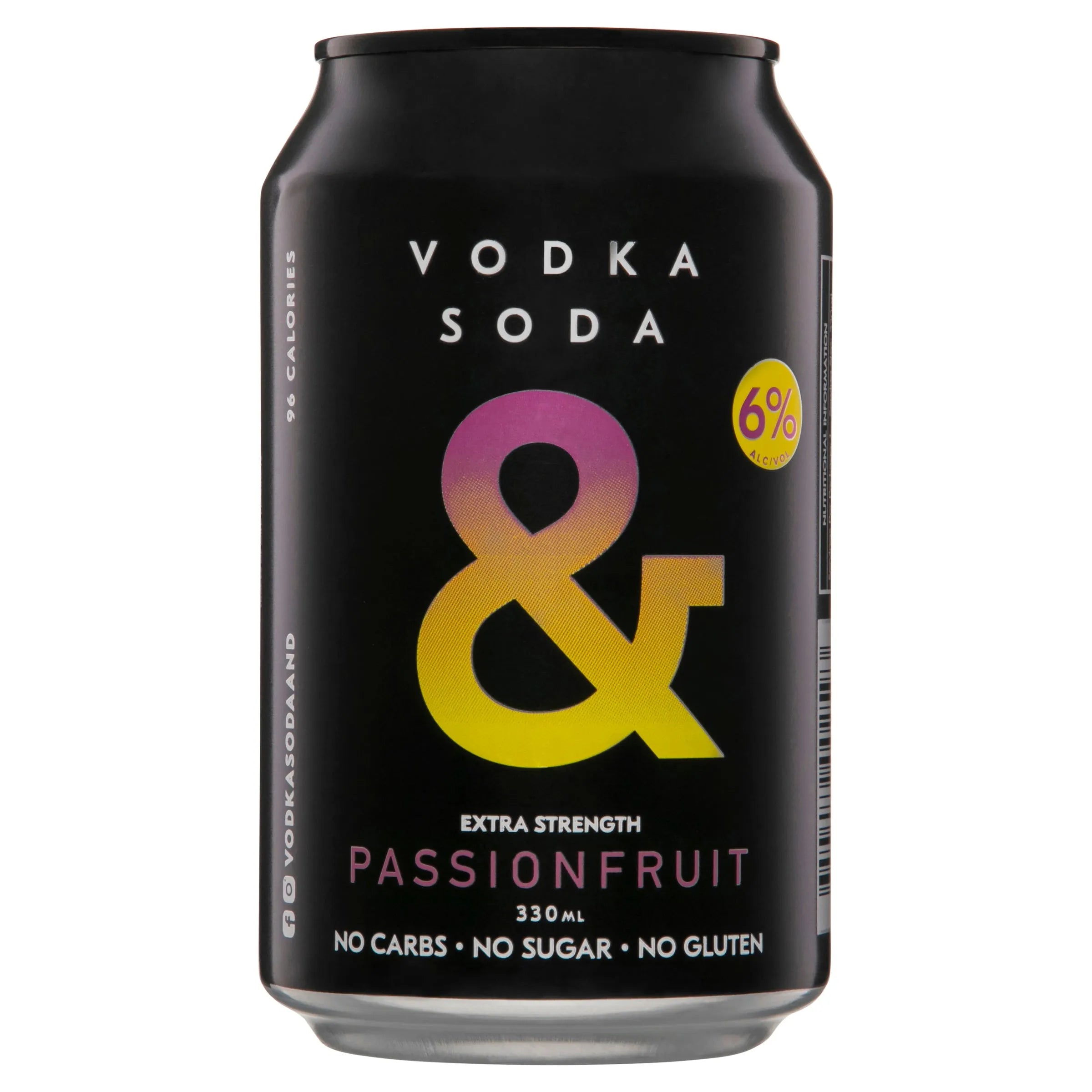 Ampersand Vodka Soda & Passionfruit 6% Can 330mL - Harry's Liquor