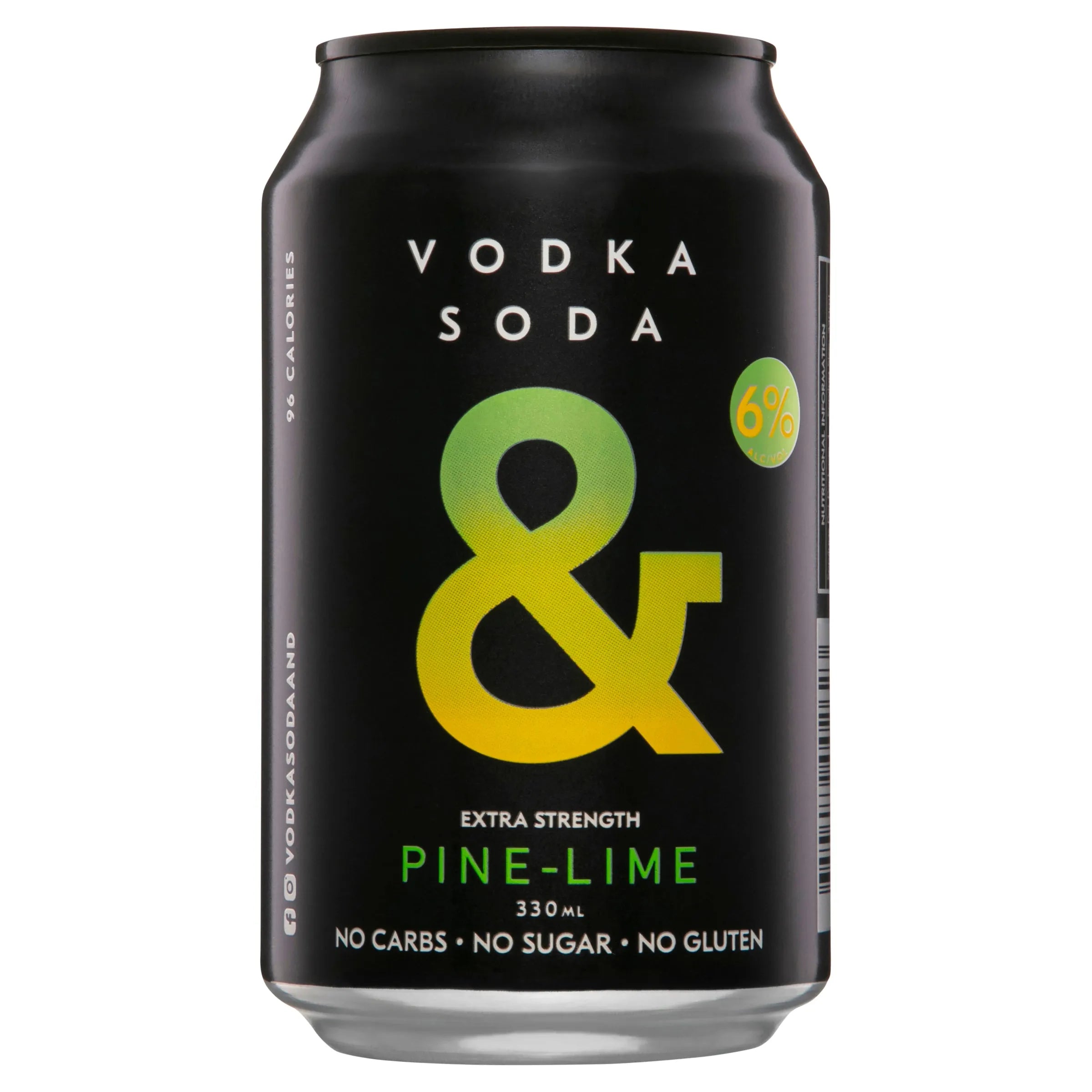 Ampersand Vodka Soda & Pine Lime 6% Can 330mL - Harry's Liquor