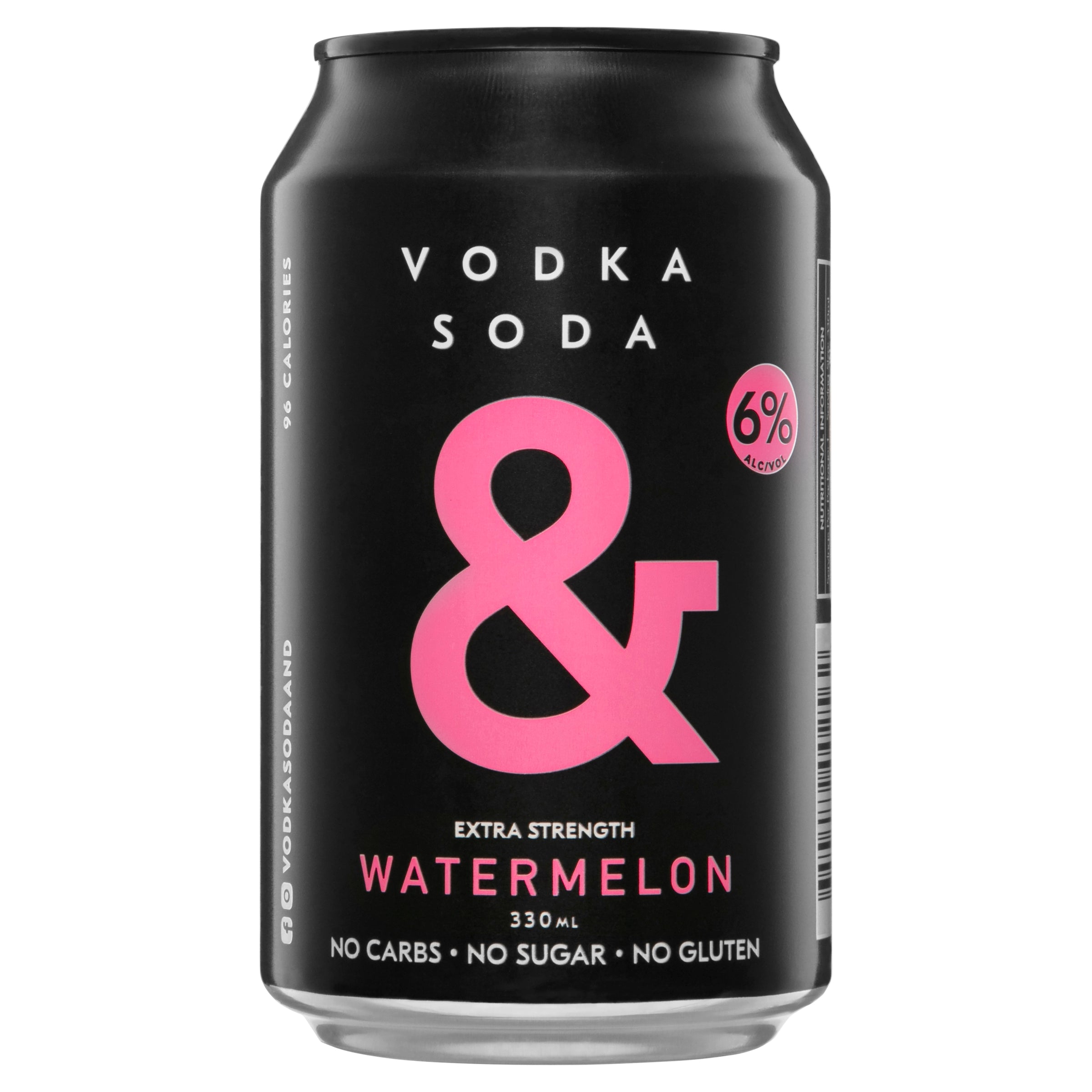 Ampersand Vodka Soda & Watermelon 6% Can 330mL