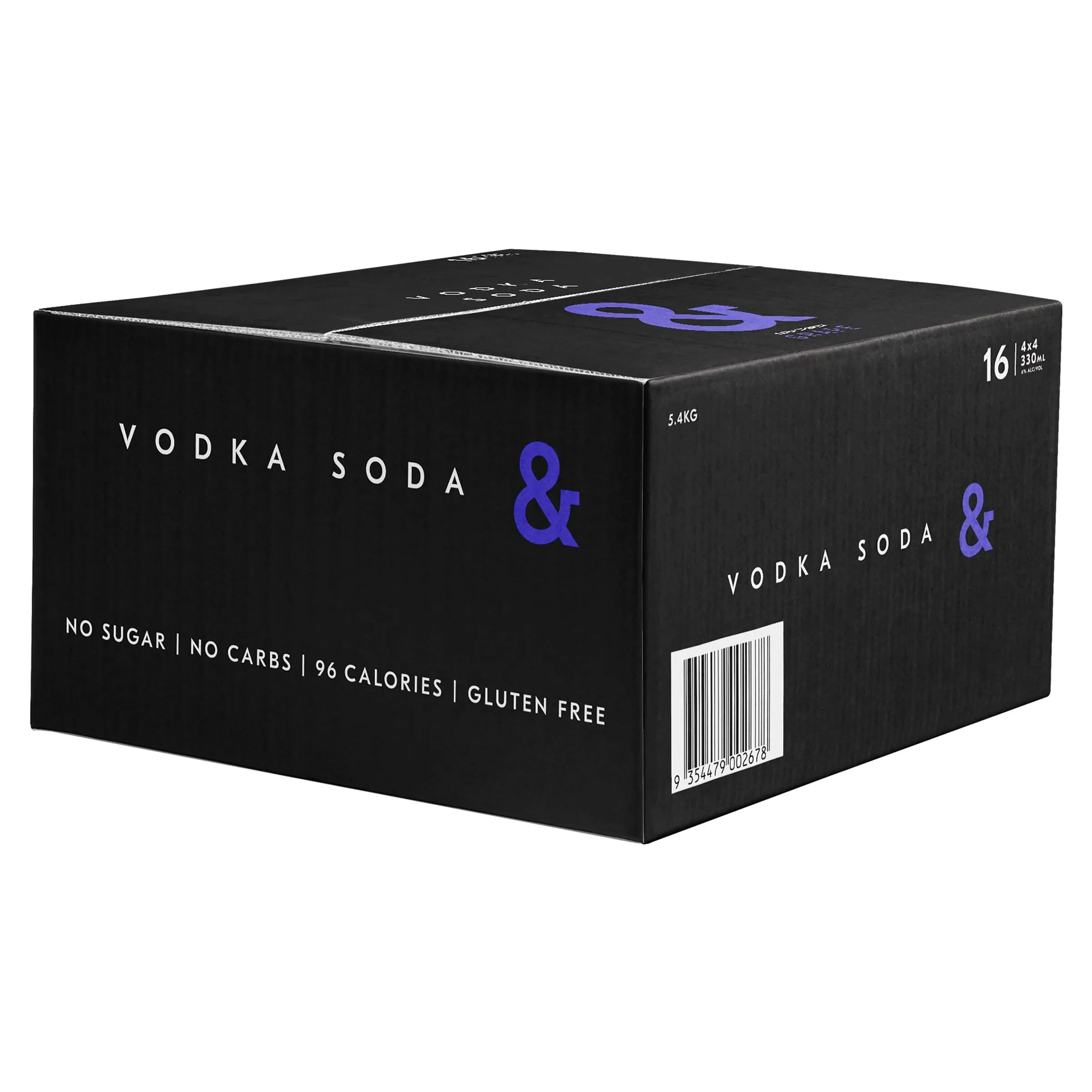 Ampersand Vodka Soda & Grape 6% Can 330mL