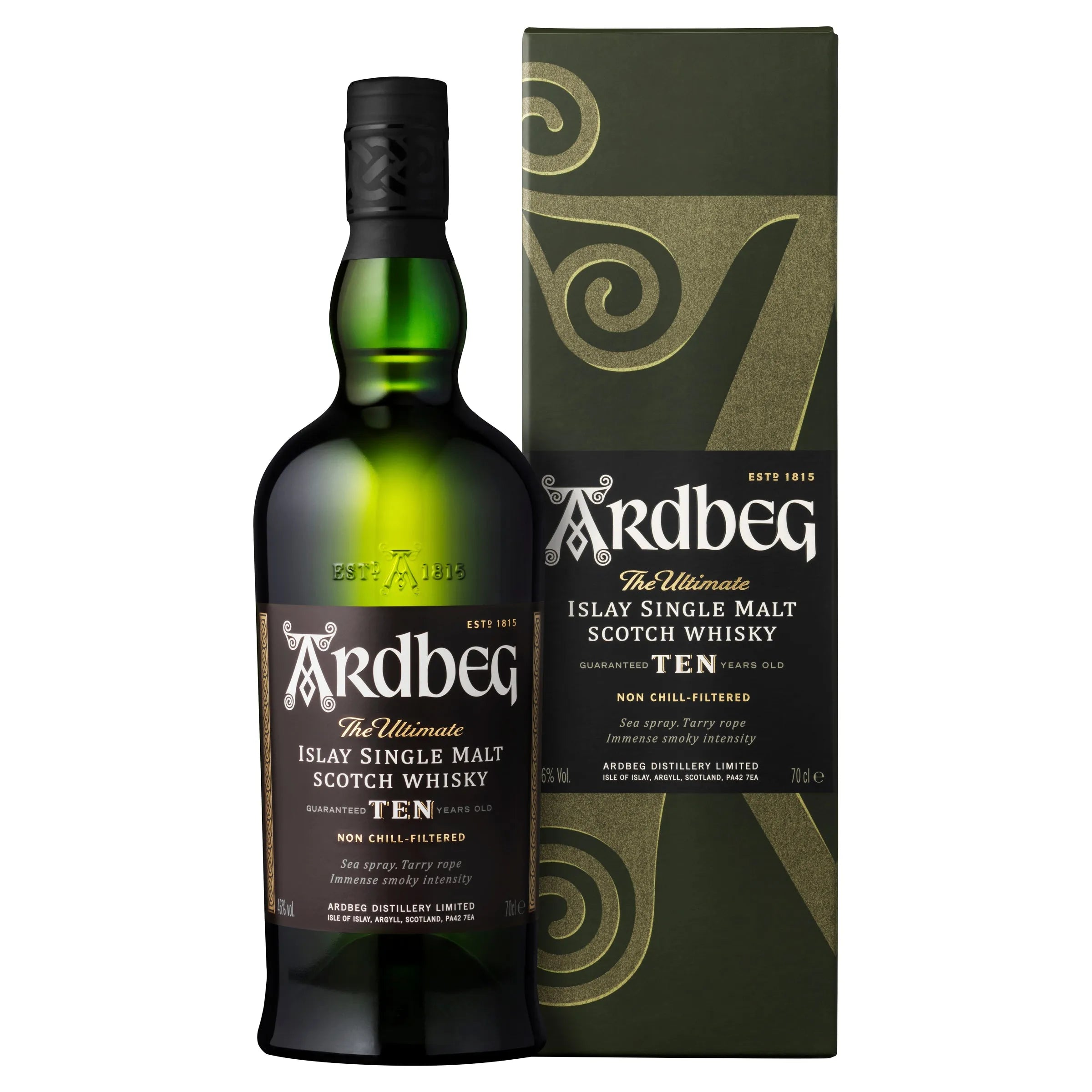 Ardbeg 10 Year Old Islay Single Malt Scotch Whisky 700mL