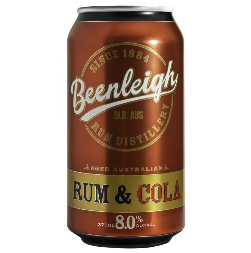 Beenleigh Rum & Cola 8% Can 375mL - Harry's Liquor