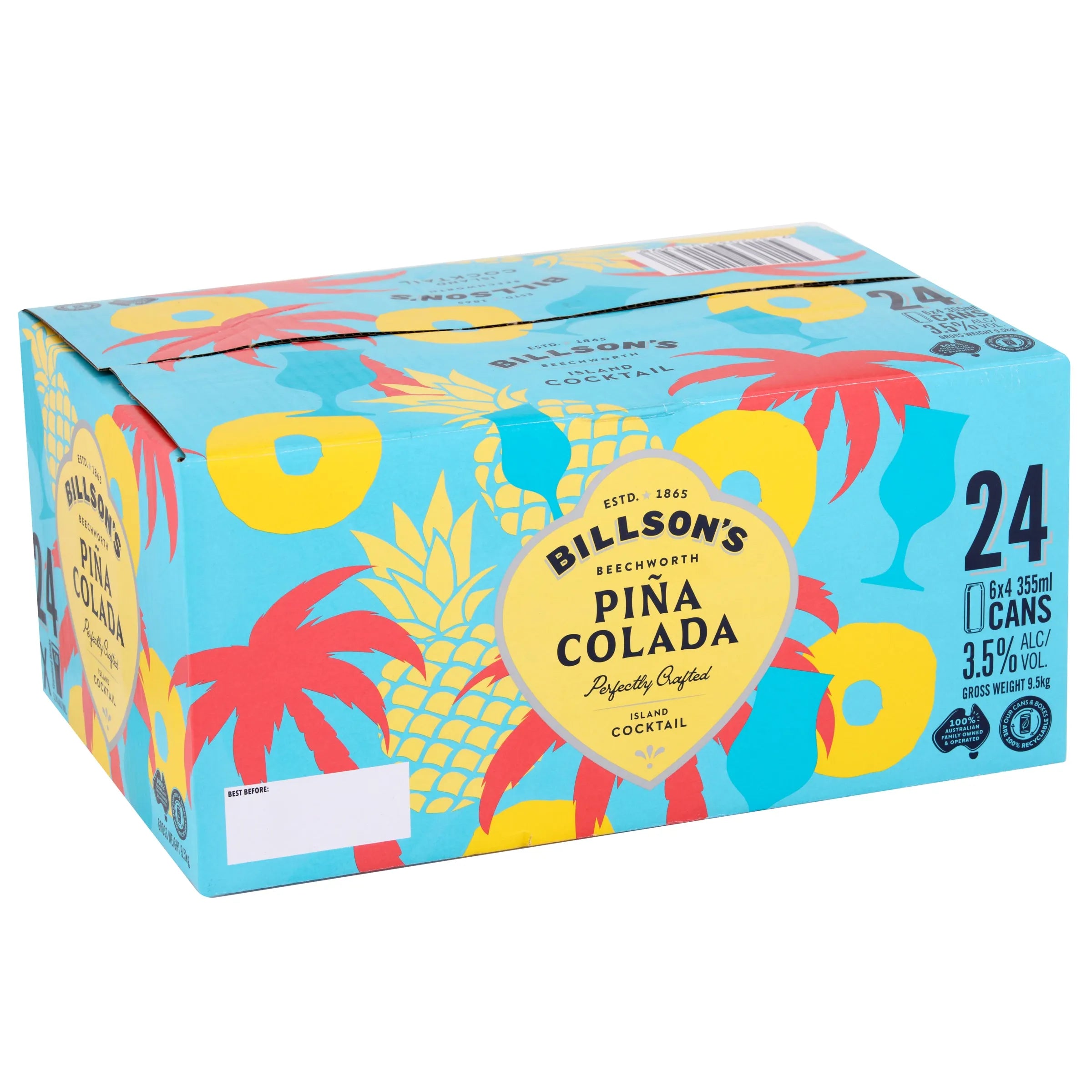 Billson's Pina Colada Cocktail Can 355mL - Harry's Liquor