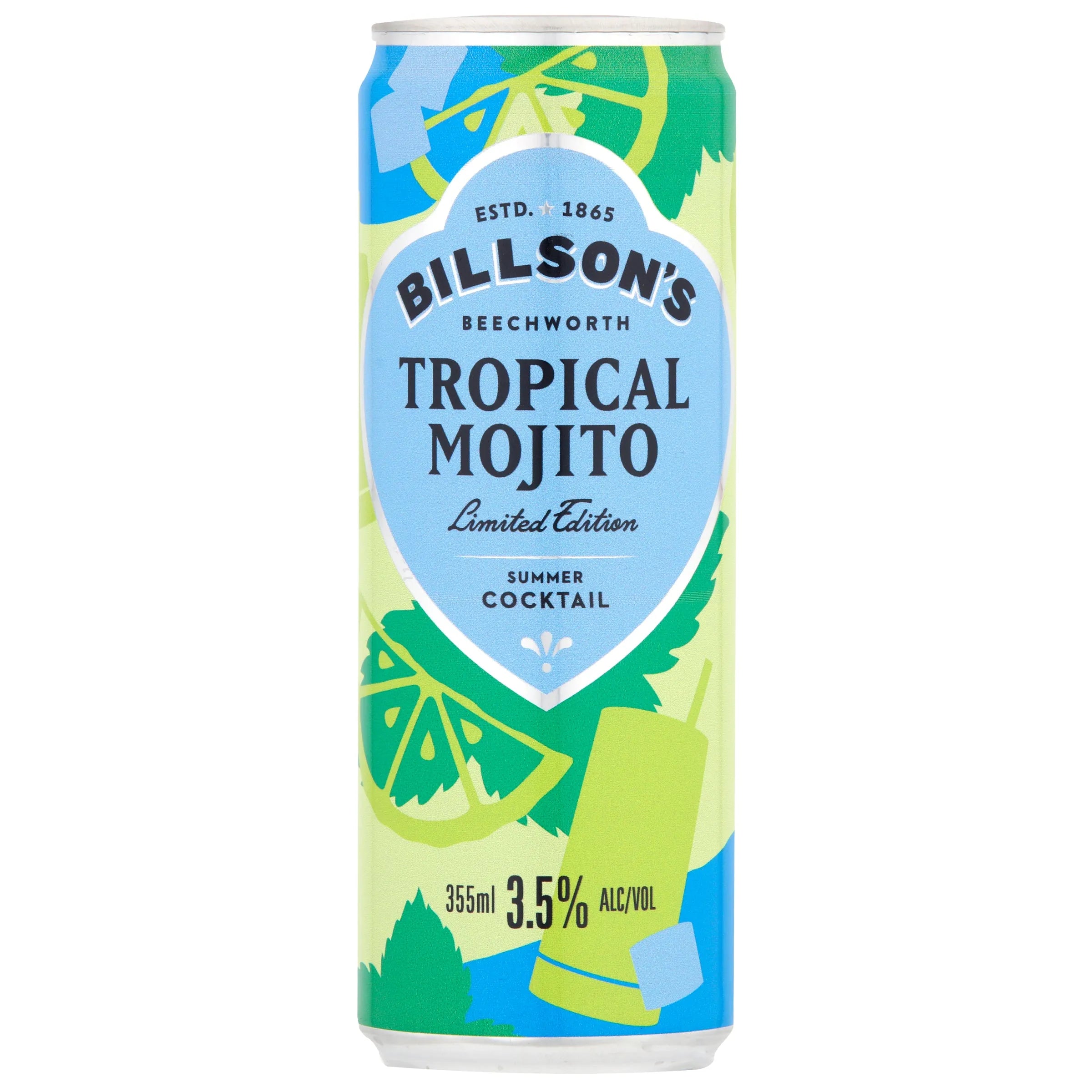 Billson's Tropical Mojito Cocktail Can 355mL - Harry's Liquor