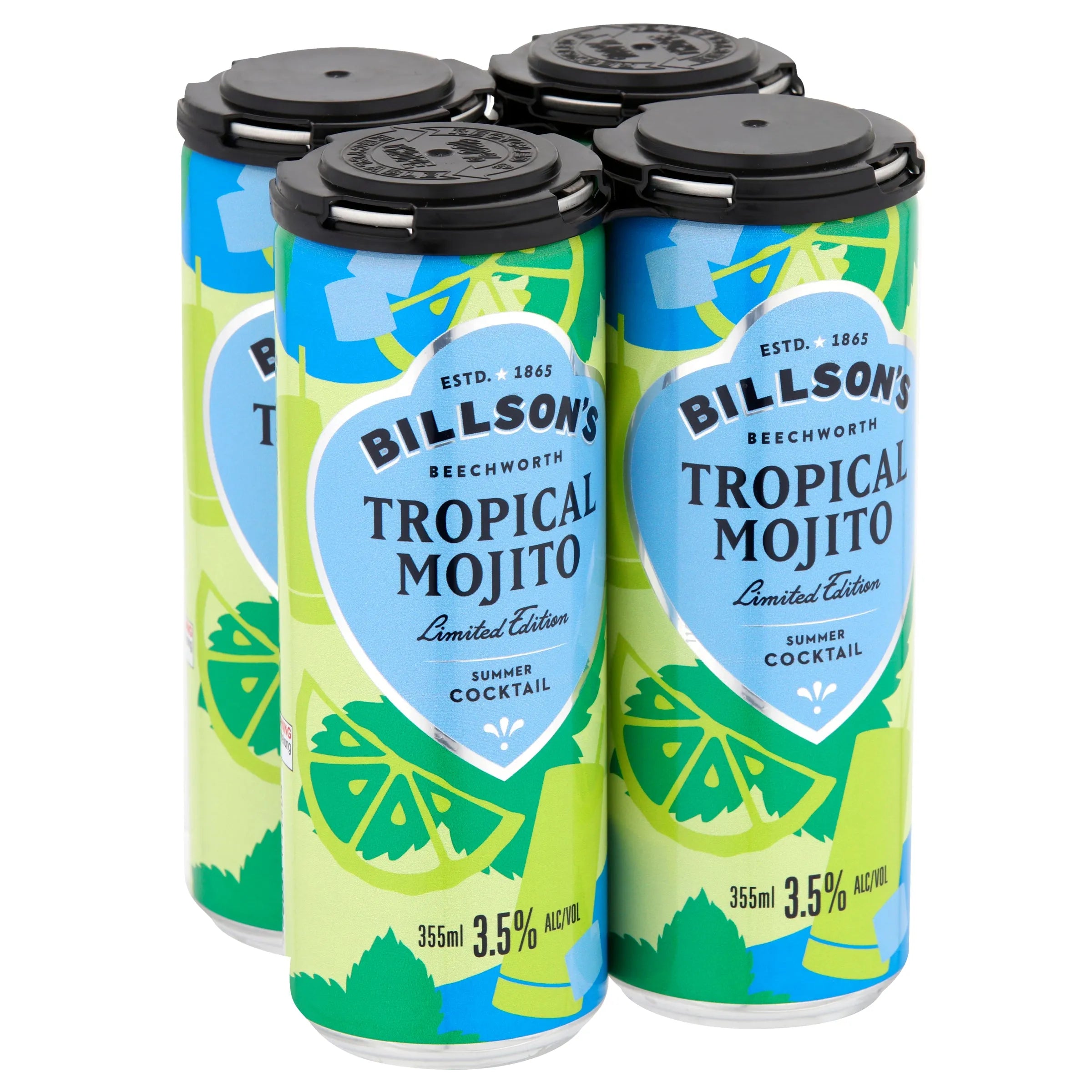 Billson's Tropical Mojito Cocktail Can 355mL - Harry's Liquor