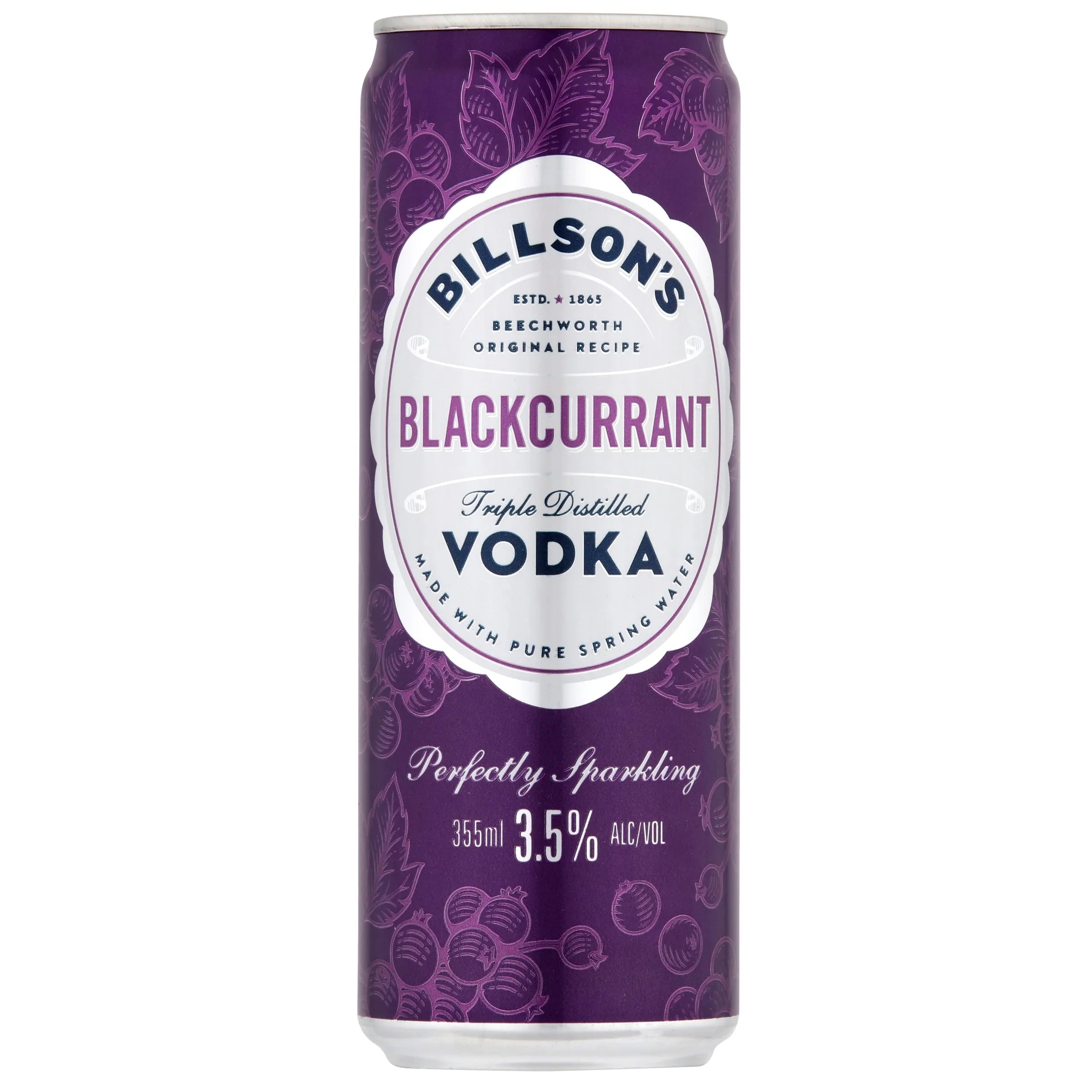 Billson's Vodka Blackcurrant Can 355mL - Harry's Liquor