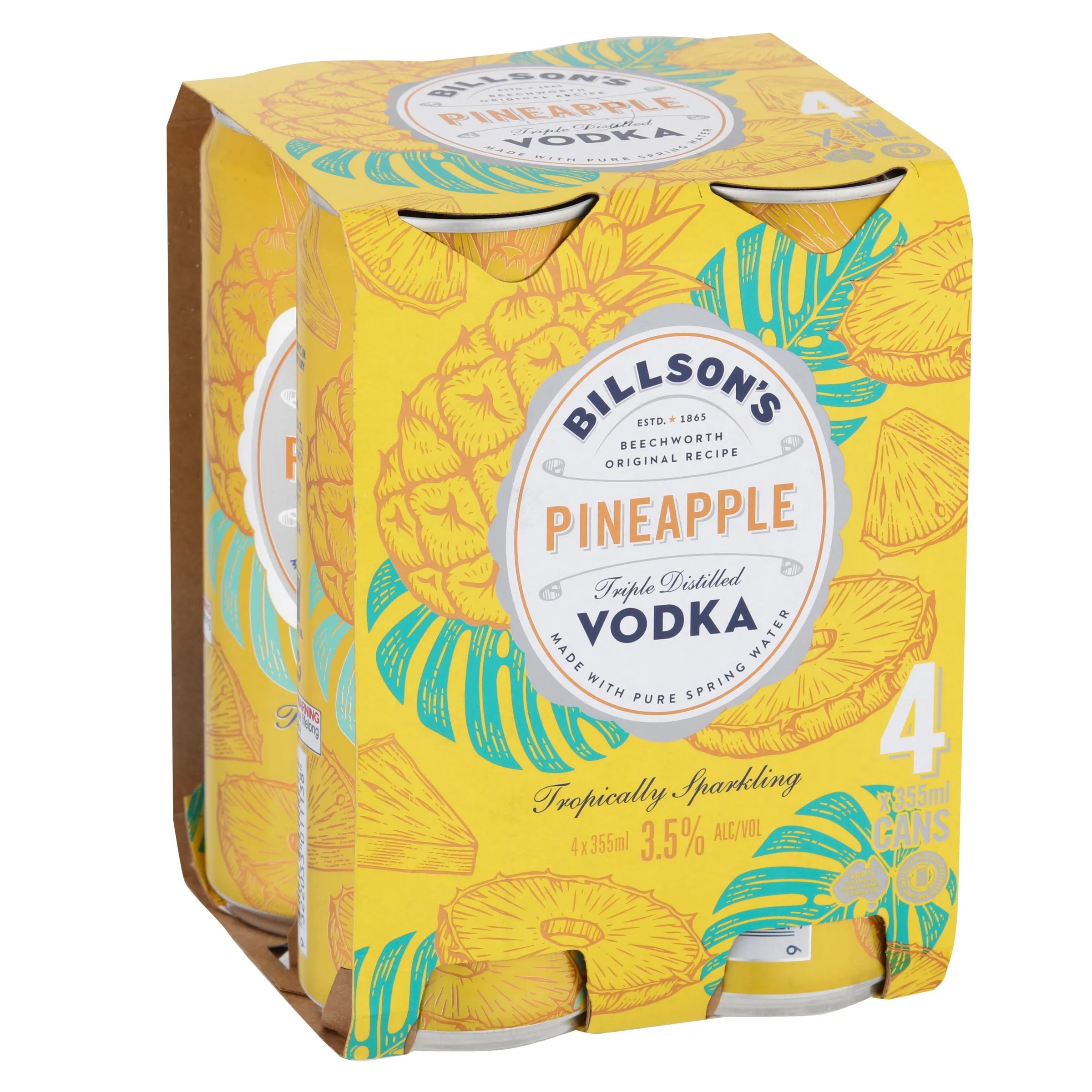 Billson's Vodka Pineapple Can 355mL - Harry's Liquor