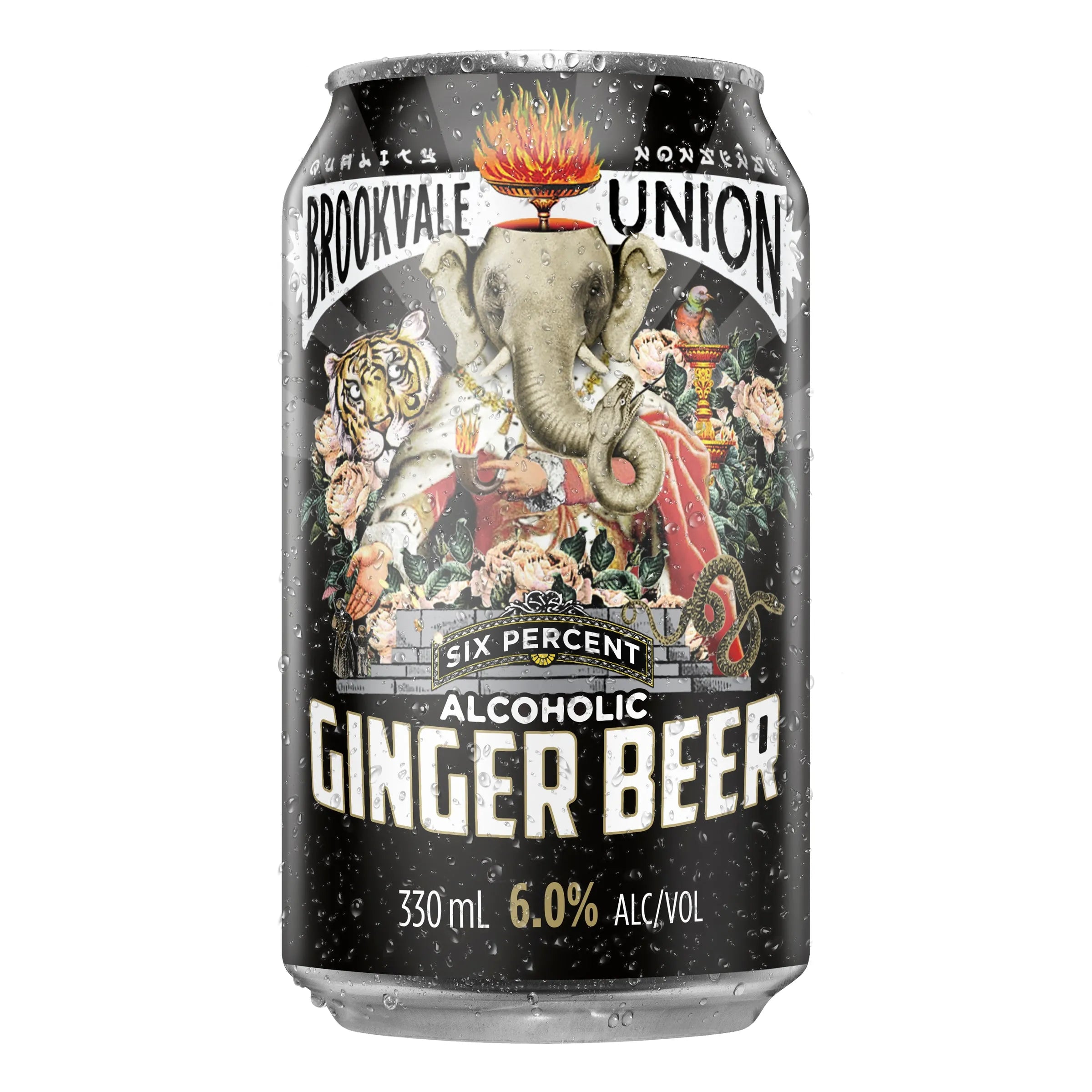 Brookvale Union Alcoholic Ginger Beer 6% Can 330mL - Harry's Liquor