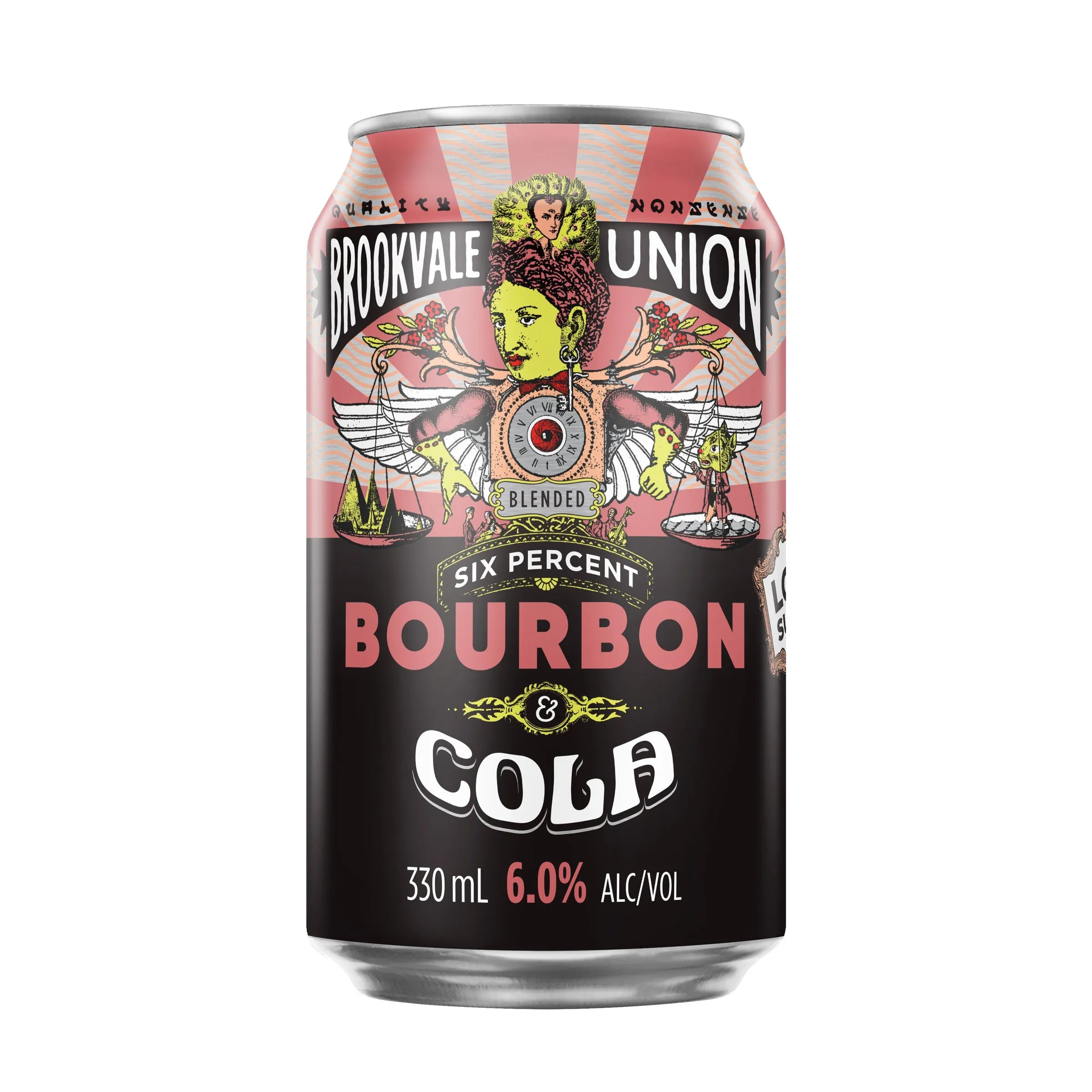 Brookvale Union Bourbon & Cola 6% Can 330mL - Harry's Liquor