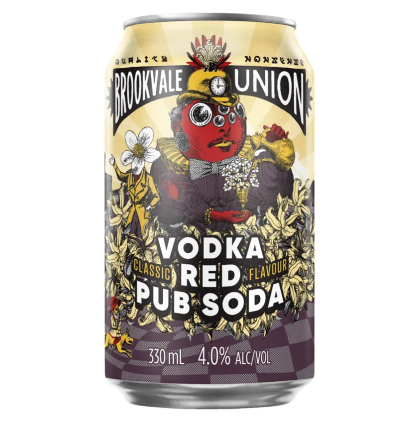 Brookvale Union Vodka Red Pub Soda Can 330mL - Harry's Liquor