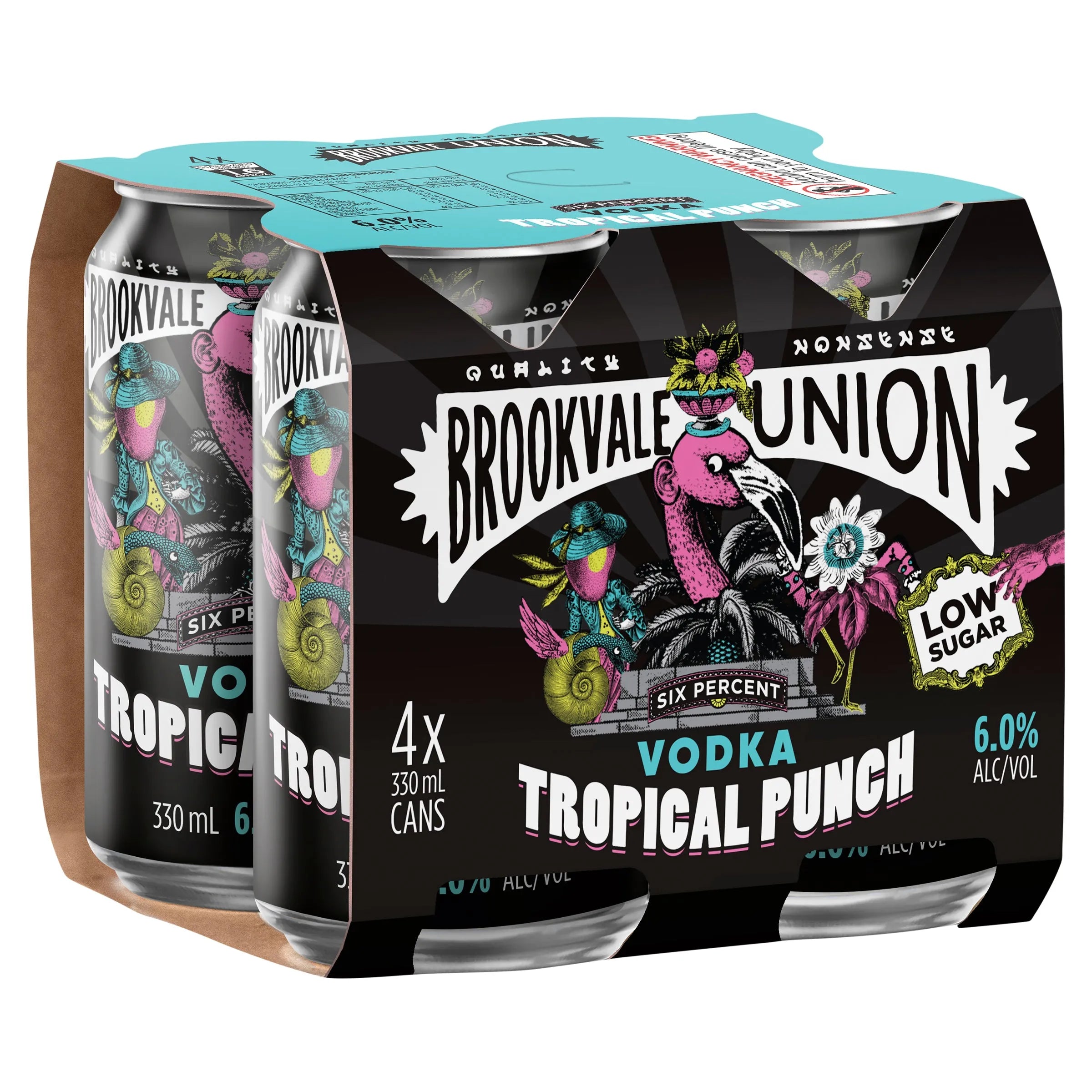 Brookvale Union Vodka Tropical Punch Can 330mL - Harry's Liquor