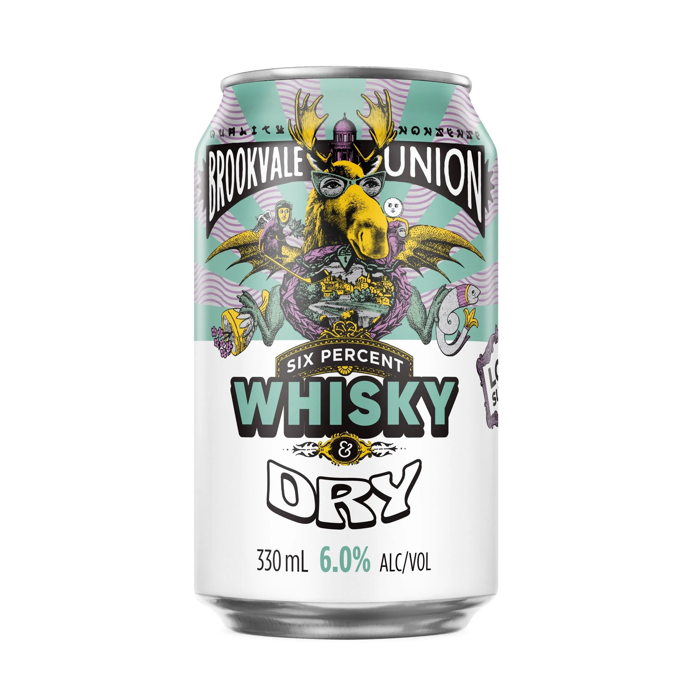 Brookvale Union Whisky & Dry 6% Can 330mL - Harry's Liquor