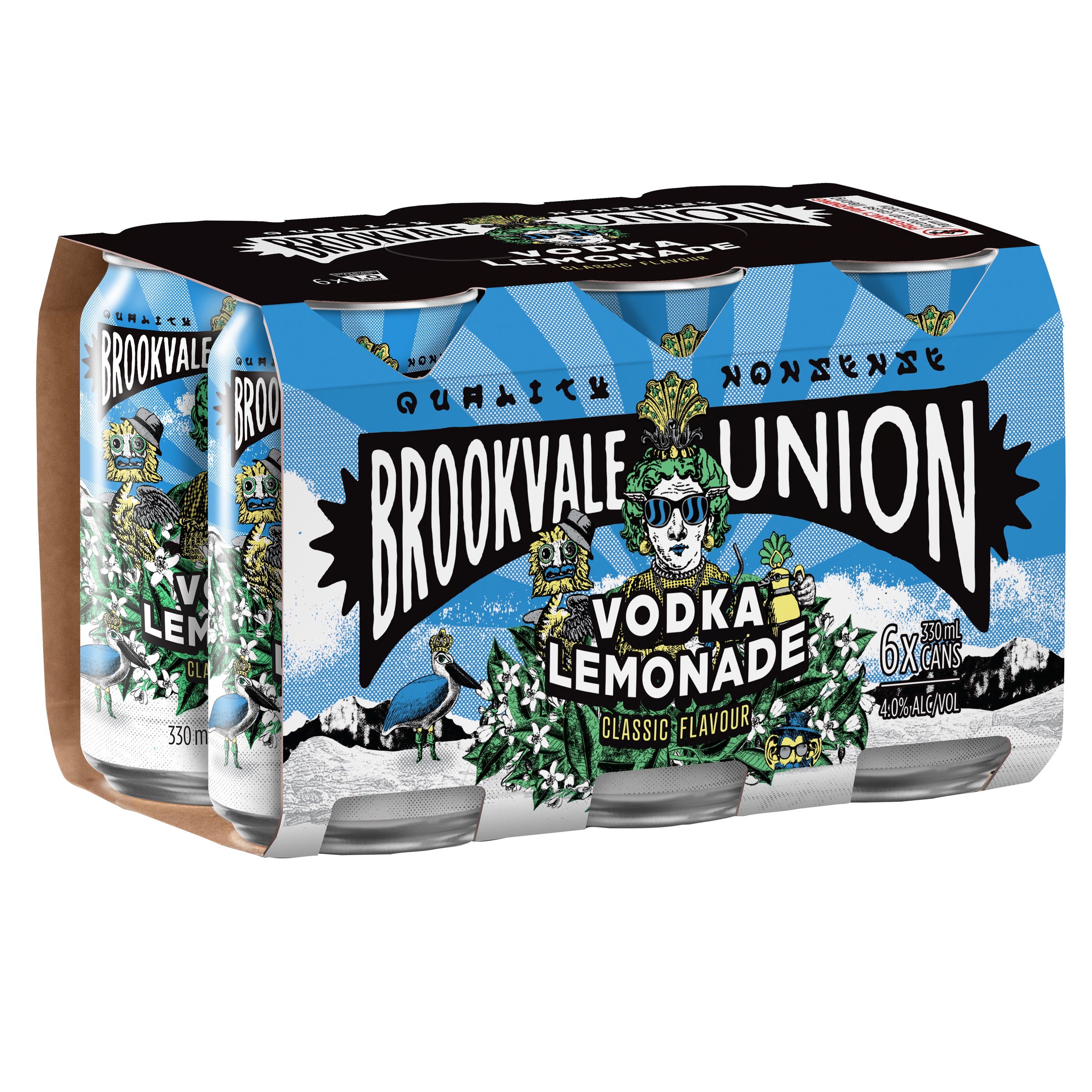 Brookvale Union Vodka & Lemonade Can 330mL