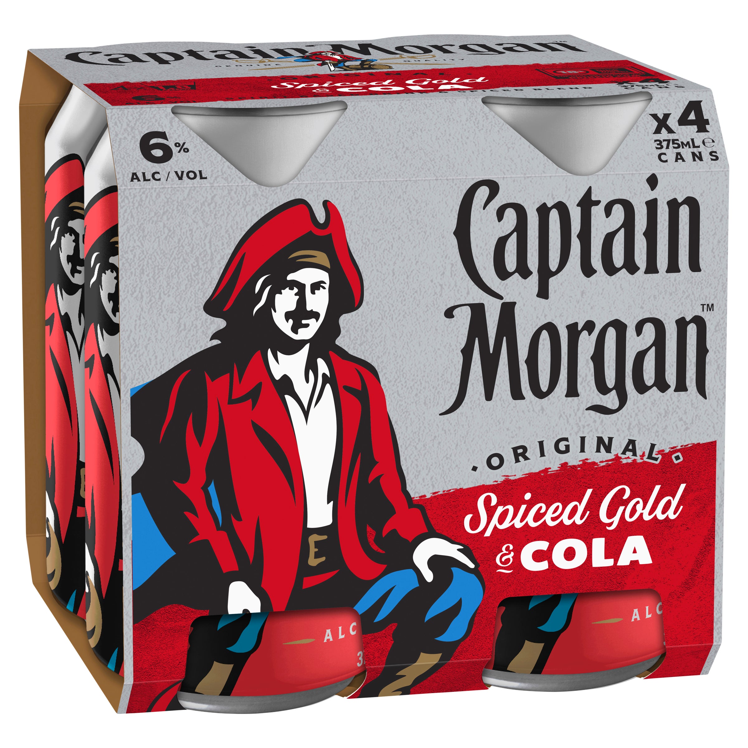 Captain Morgan Original Spiced Gold & Cola Can 330mL - Harry's Liquor