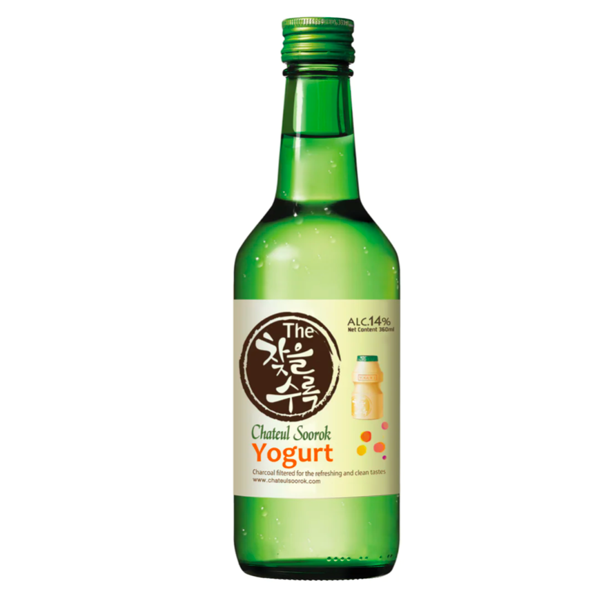 Chateul Soorok Yogurt Soju Bottle 375mL - Harry's Liquor