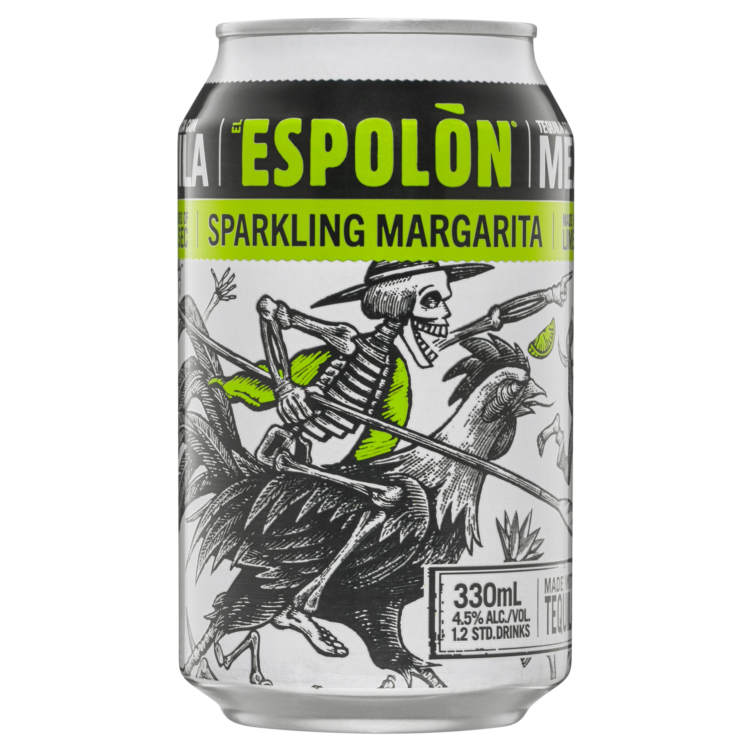 Espolon Sparkling Margarita Can 330mL - Harry's Liquor