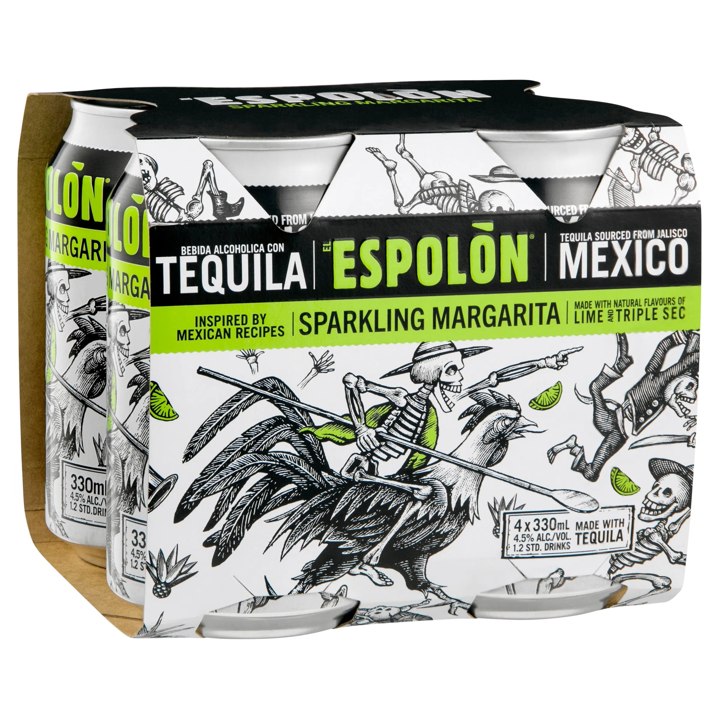 Espolon Sparkling Margarita Can 330mL - Harry's Liquor