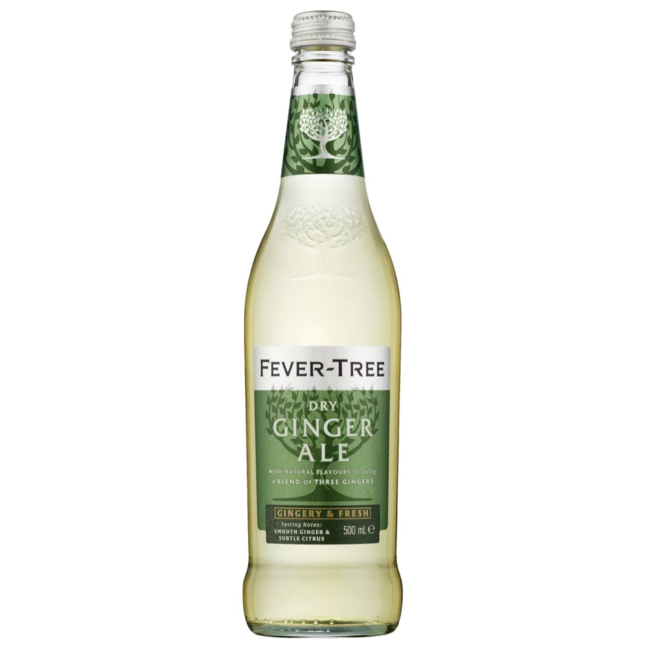 Fever Tree Premium Ginger Ale Bottle 500mL - Harry's Liquor