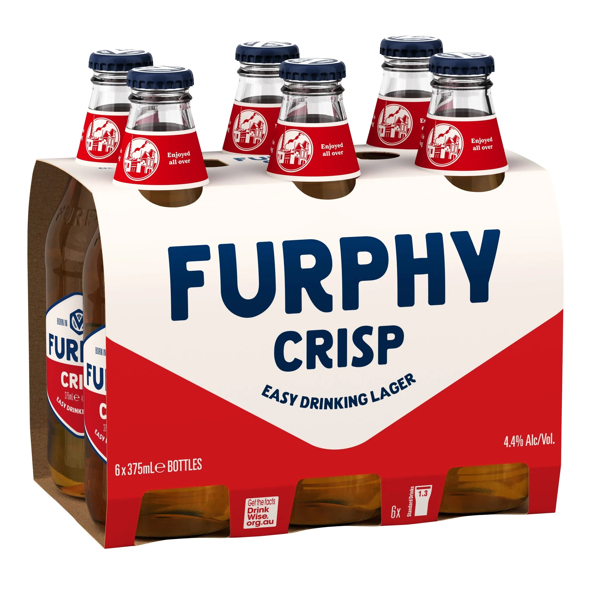 Furphy Crisp Lager Bottle 375mL - Harry's Liquor