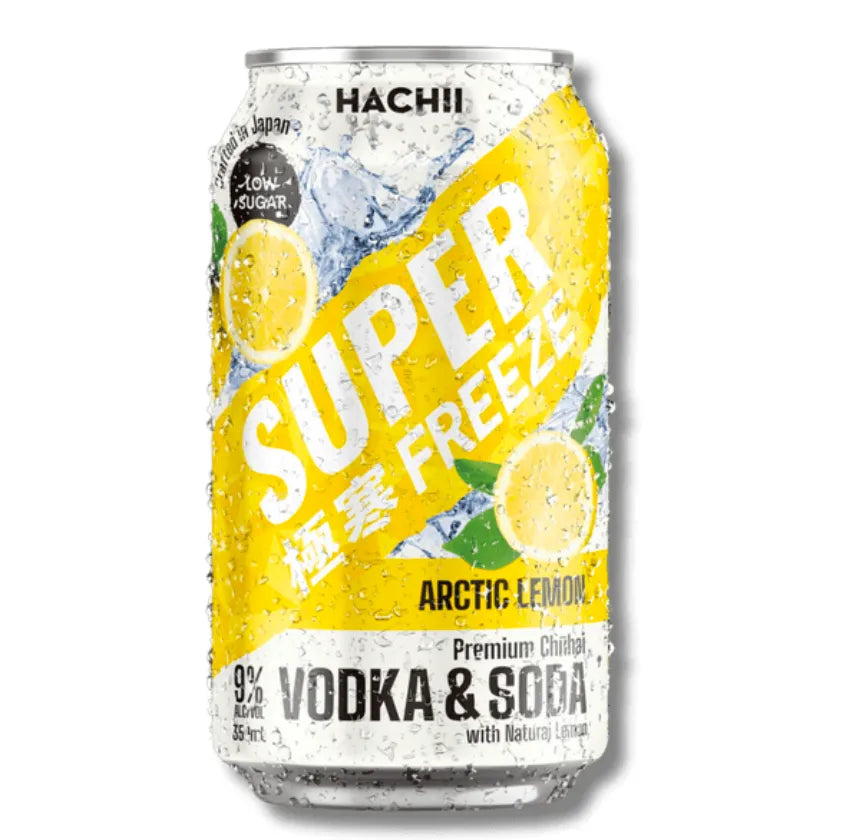 Hachii Super Freeze Arctic Lemon Can 350mL - Harry's Liquor