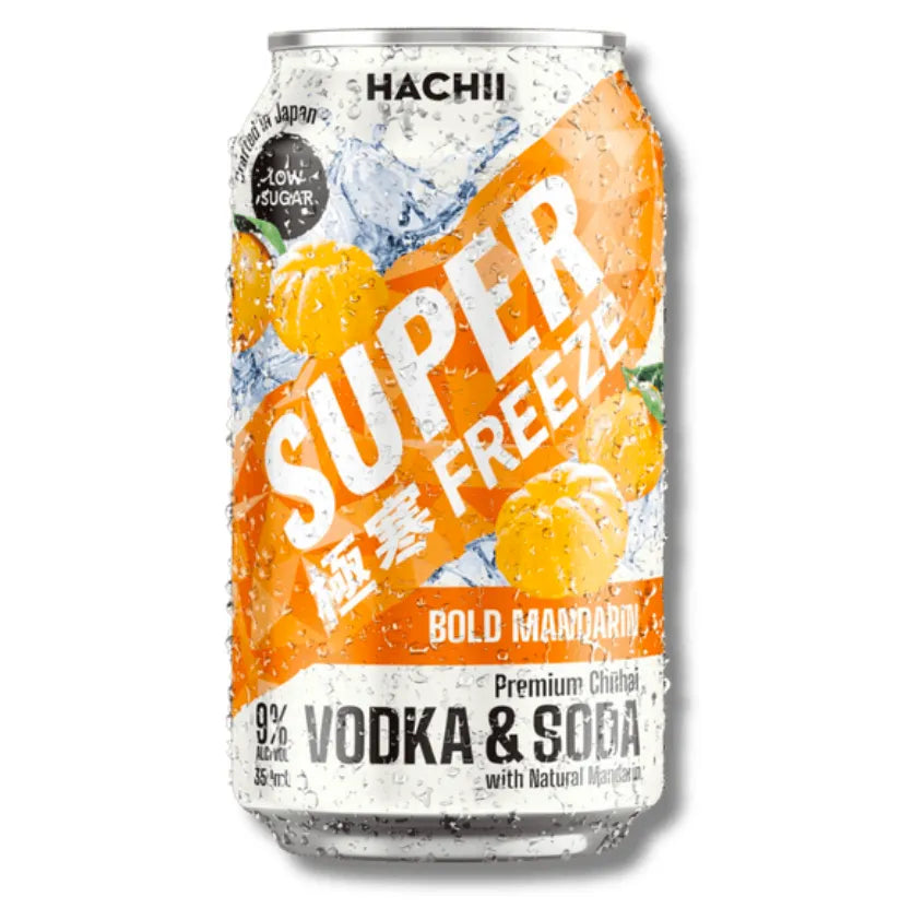 Hachii Super Freeze Bold Mandarin Can 350mL - Harry's Liquor