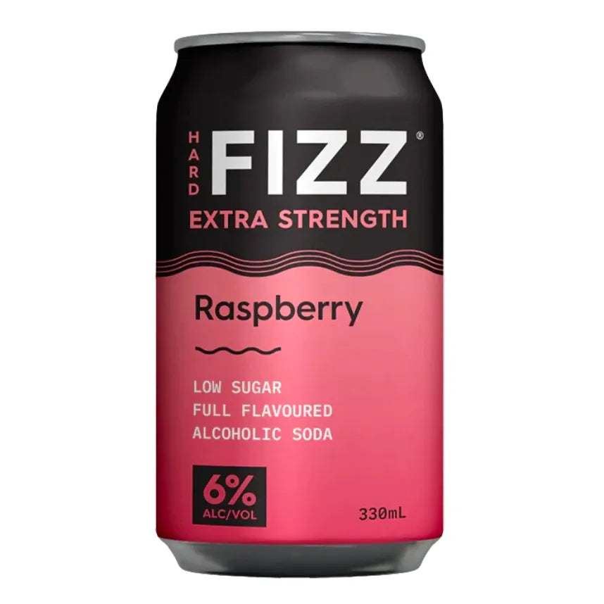 Hard Fizz Extra Strength Raspberry Seltzer Can 330mL - Harry's Liquor