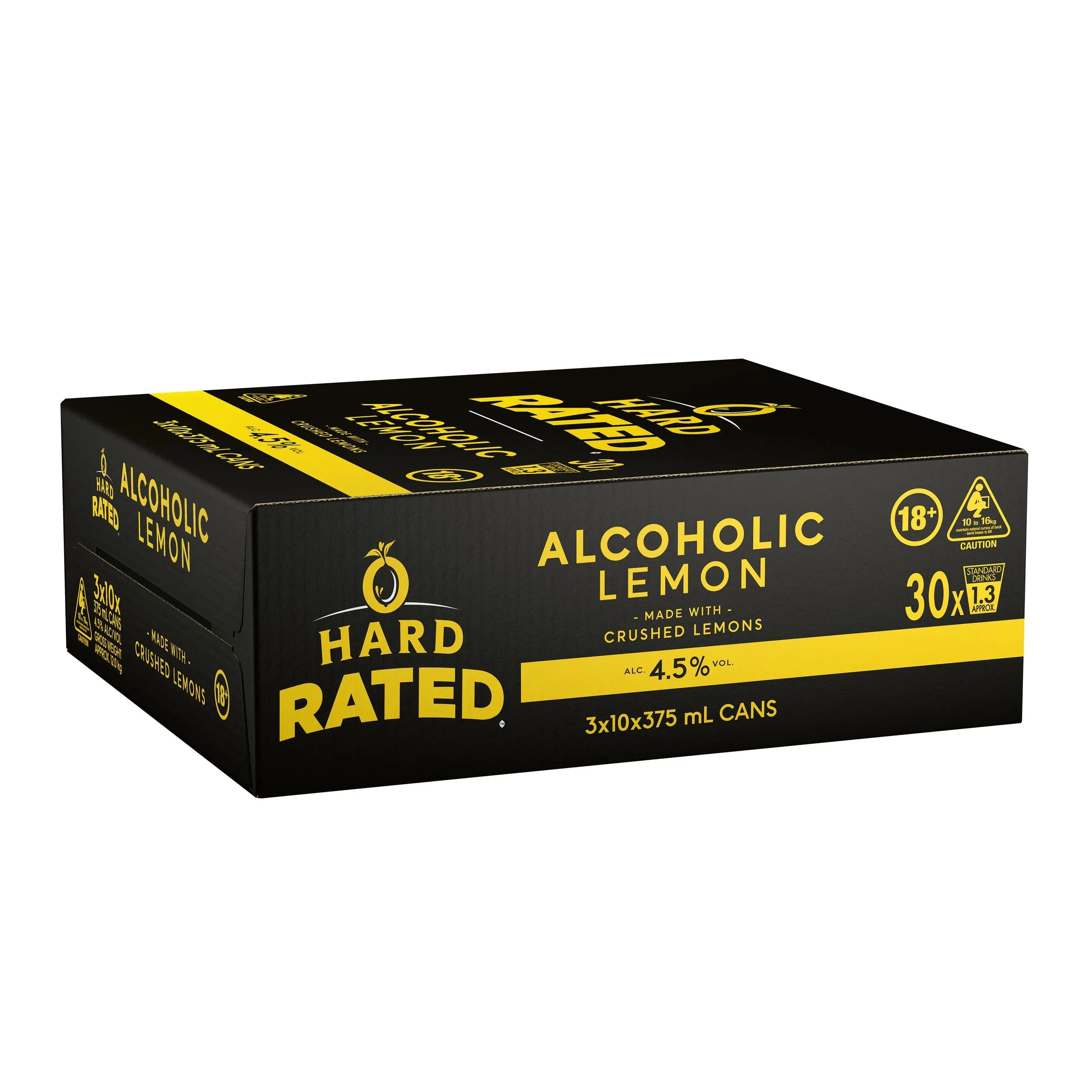 Hard Rated 10 Pack Can 375mL - Harry's Liquor