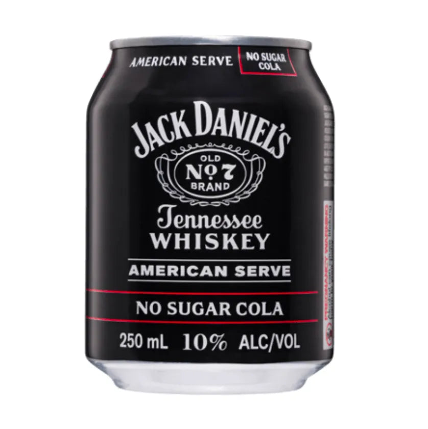 Jack Daniel's American Serve & No Sugar Can 250mL - Harry's Liquor