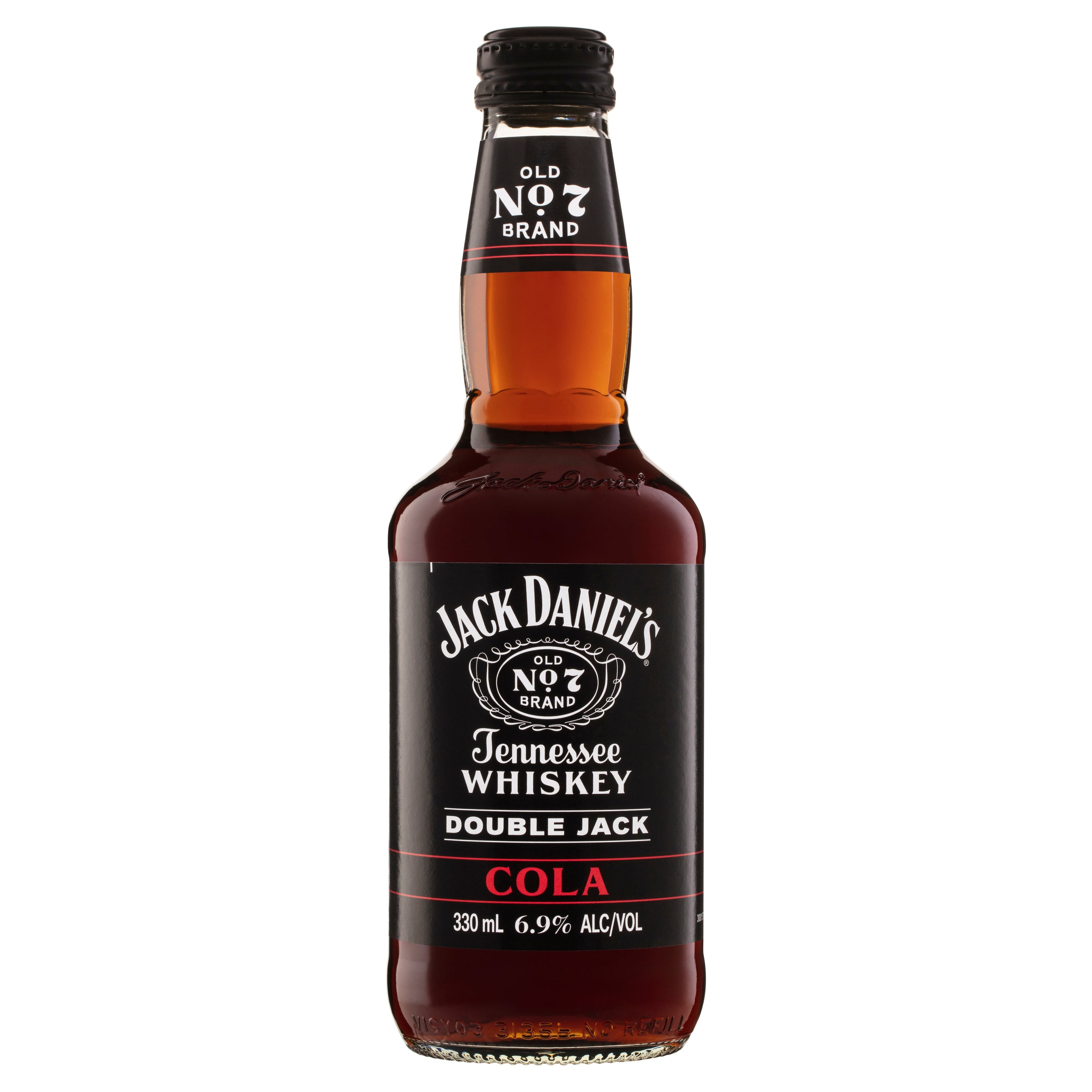 Jack Daniel's Tennessee Whiskey Double Jack & Cola Bottle 330mL - Harry's Liquor