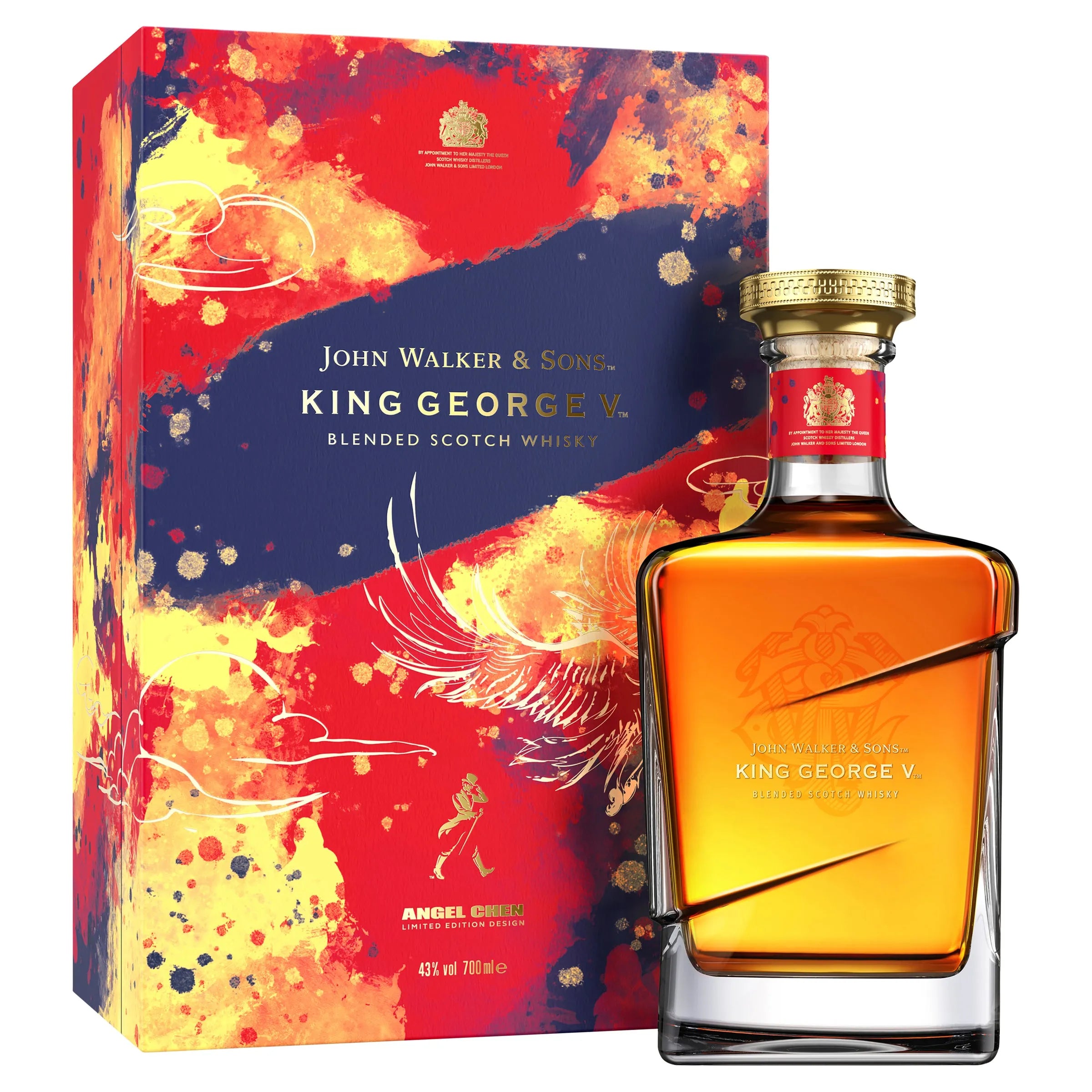 John Walker & Sons King George V Angel Chen Chinese New Year Limited Edition Scotch Year Of The Rabbit Scotch Whisky 750mL - Harry's Liquor