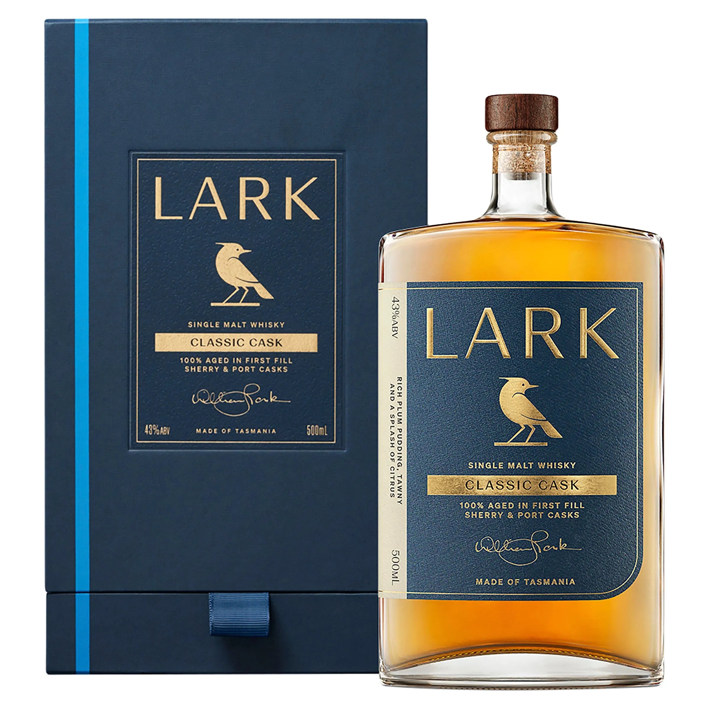 Lark Classic Cask Single Malt Australian Whisky 500mL - Harry's Liquor