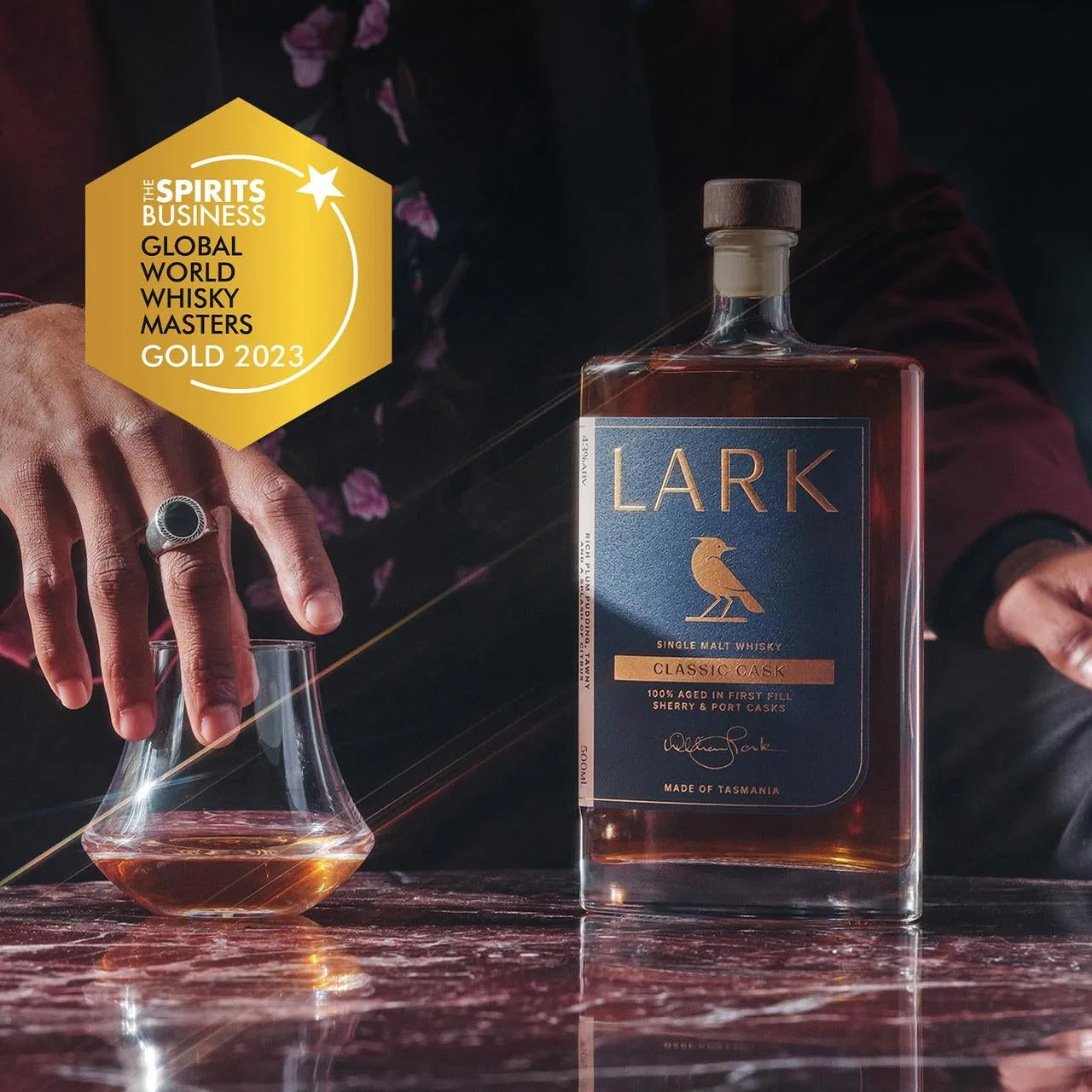 Lark Classic Cask Single Malt Australian Whisky 500mL - Harry's Liquor