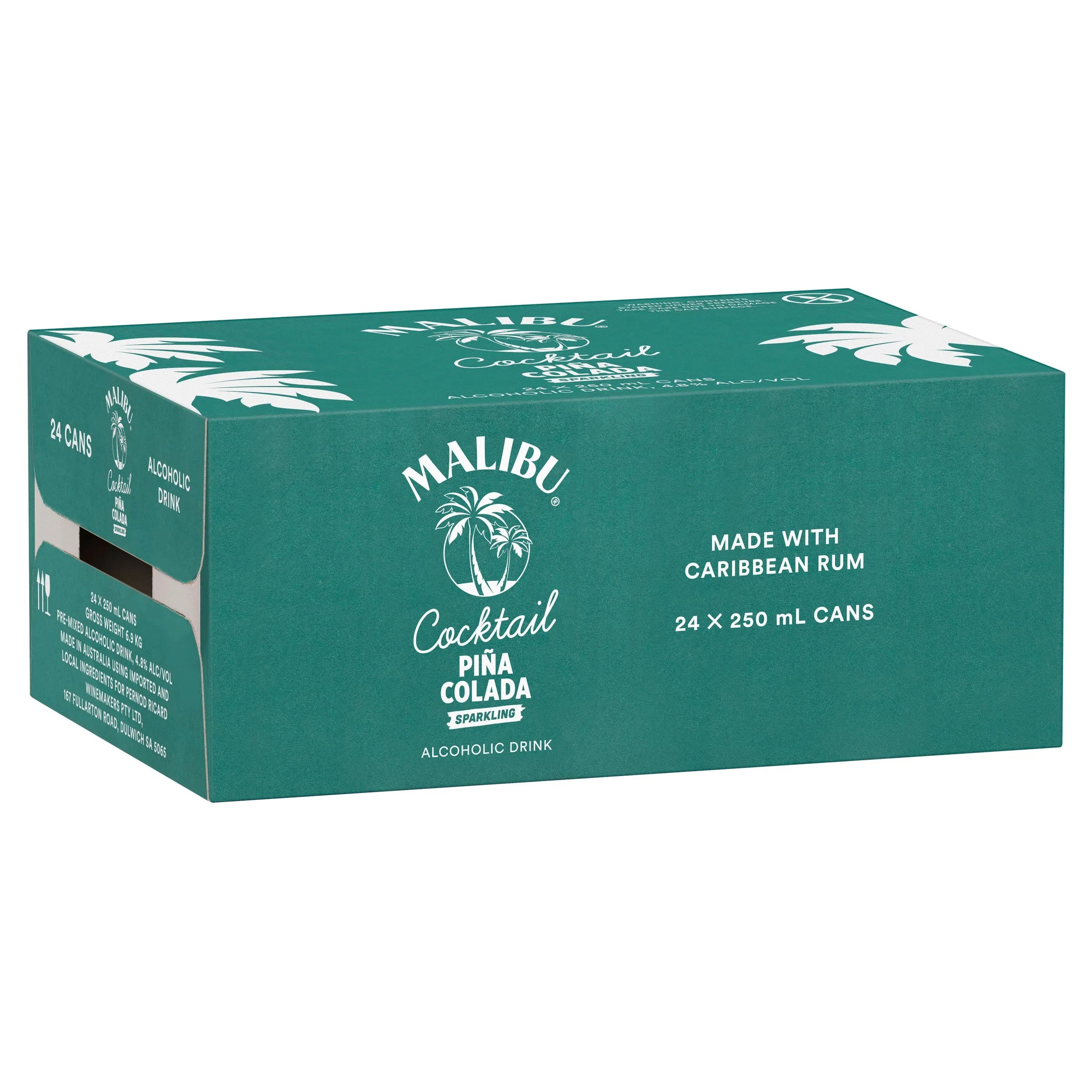 Malibu Rum & Pina Colada Can 250mL - Harry's Liquor