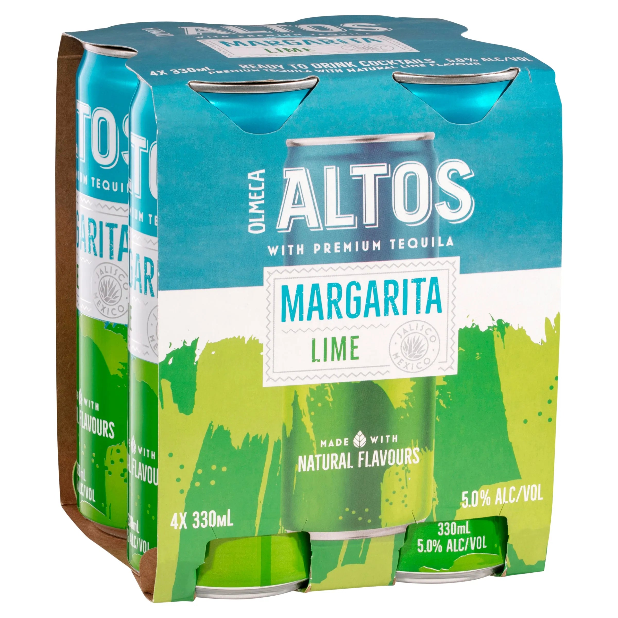 Olmeca Altos Margarita Lime Can 330mL - Harry's Liquor