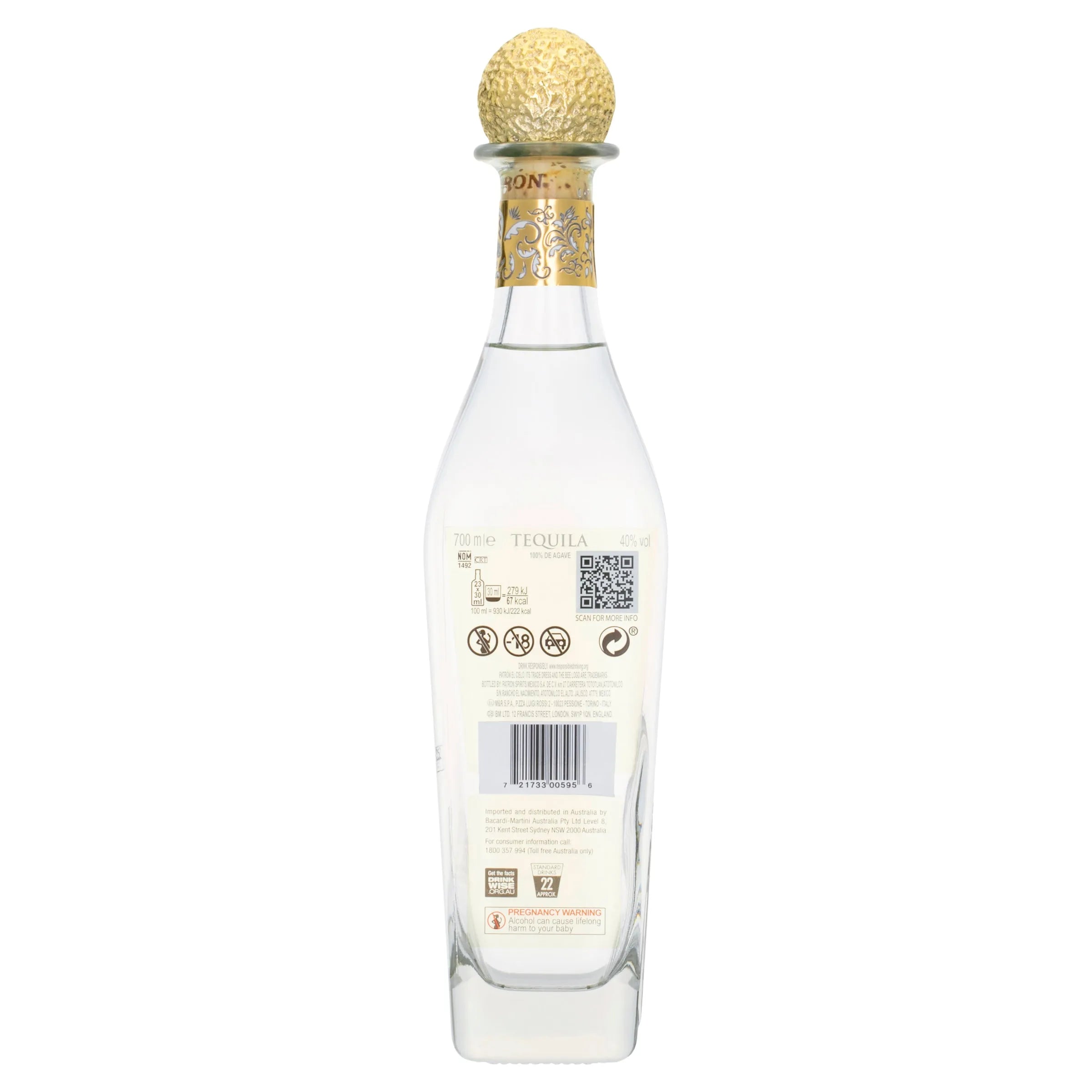 Patron El Cielo Blanco Prestige Tequila 700mL - Harry's Liquor