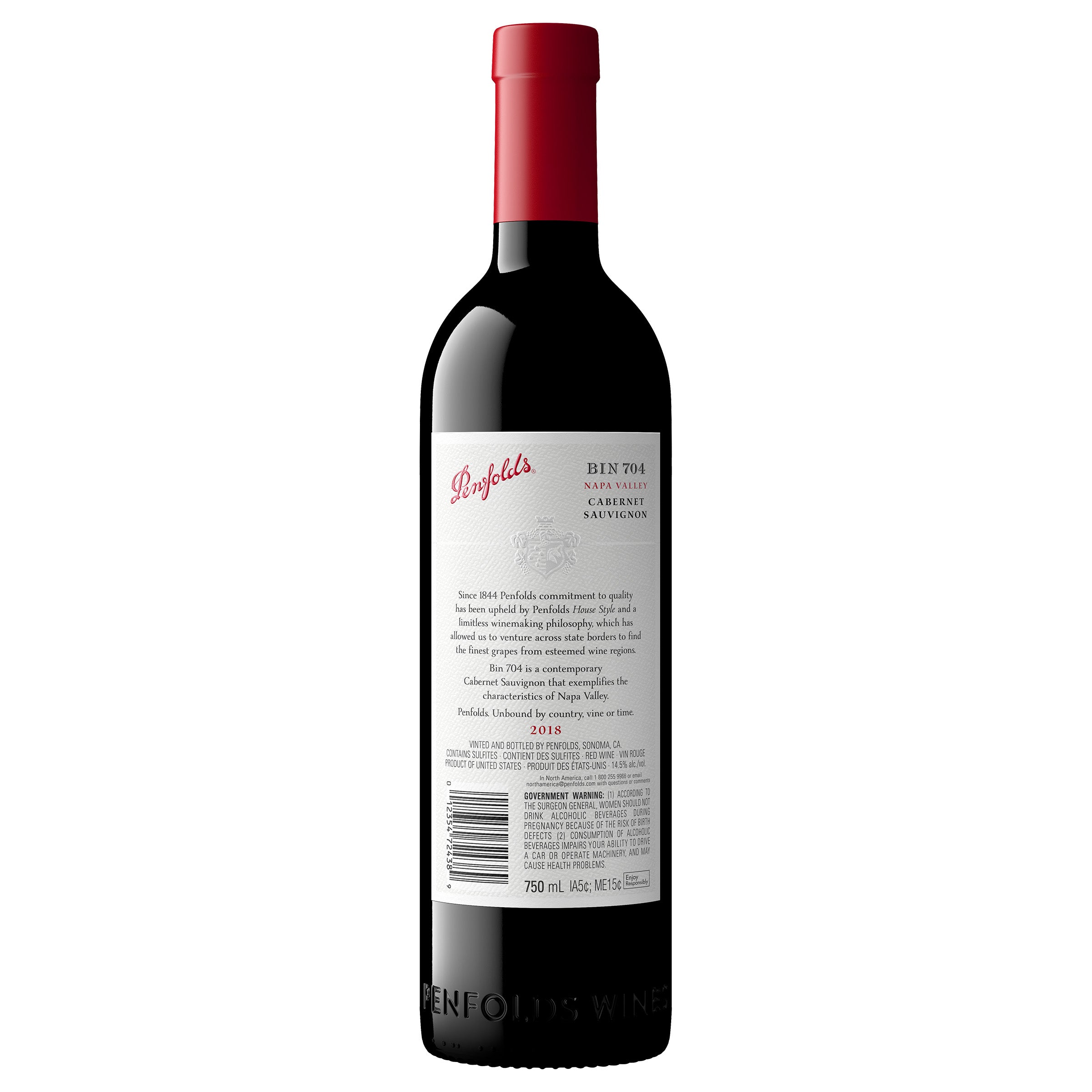 Penfolds Bin 704 Napa Valley Cabernet Sauvignon 2018 - Harry's Liquor