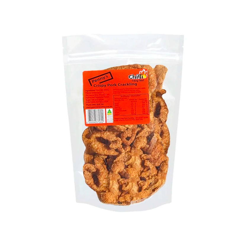 Penny's Crispy Pork Crackling Chilli 140g - Harry's Liquor