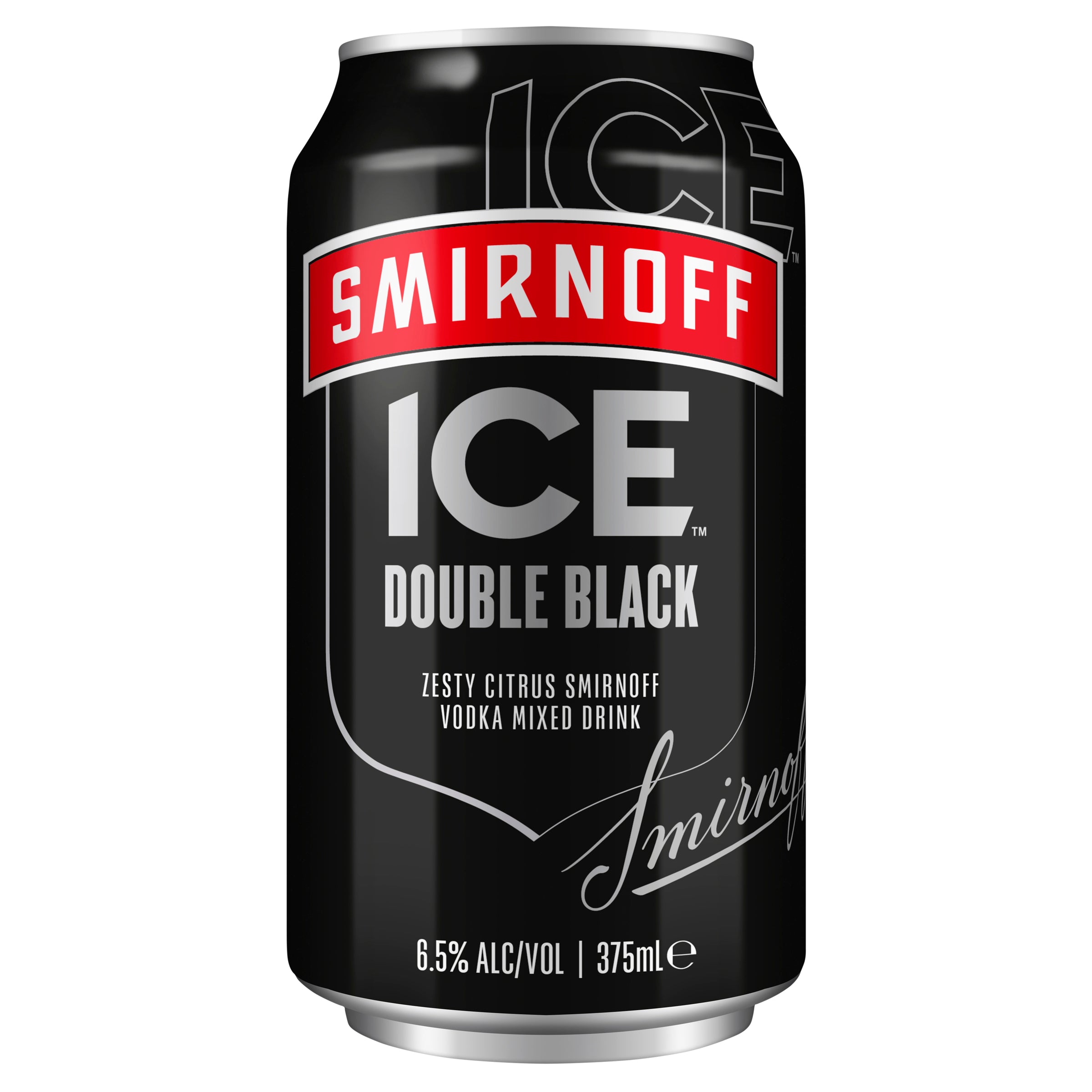 Smirnoff Ice Double Black 6.5% Can 375mL - Harry's Liquor