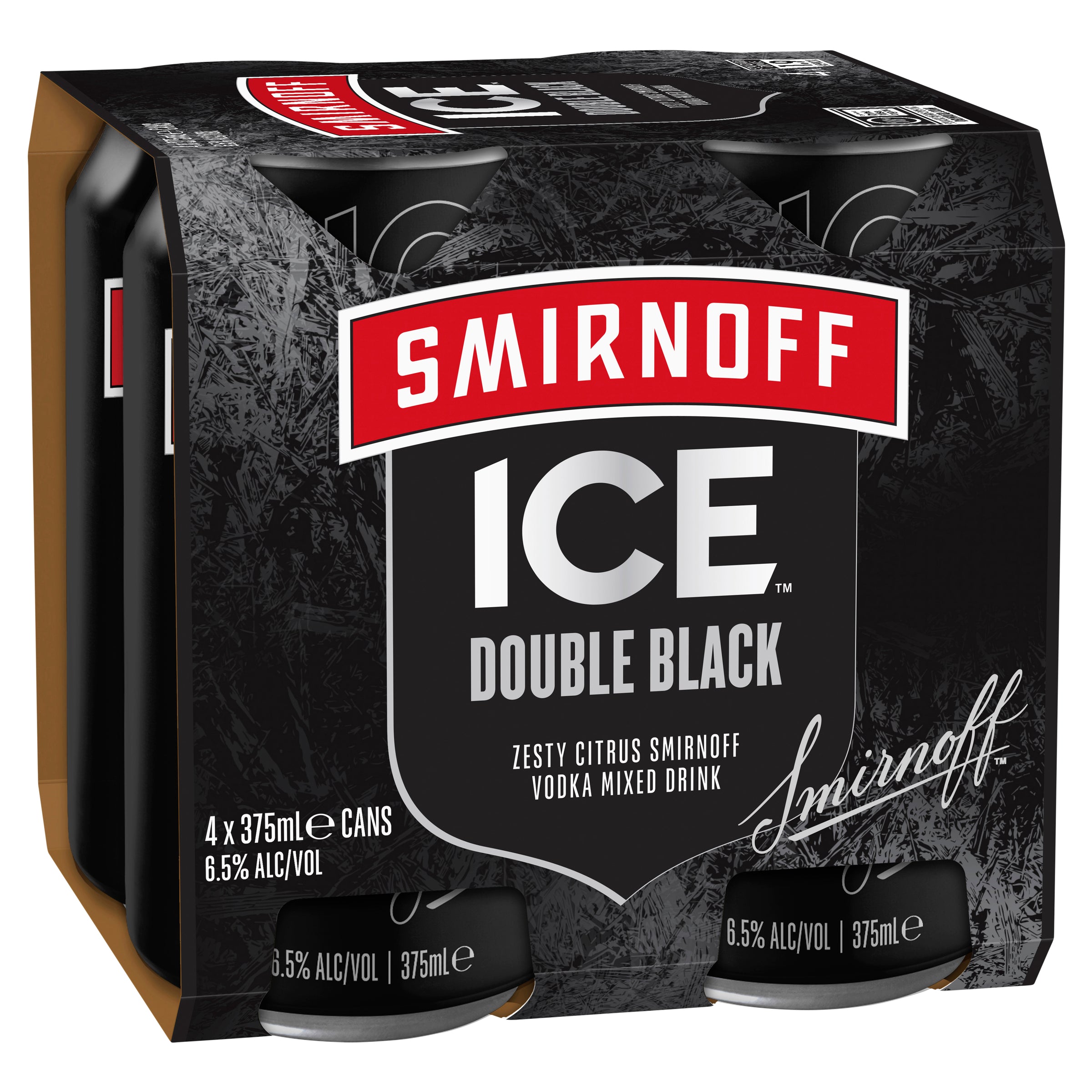 Smirnoff Ice Double Black 6.5% Can 375mL - Harry's Liquor