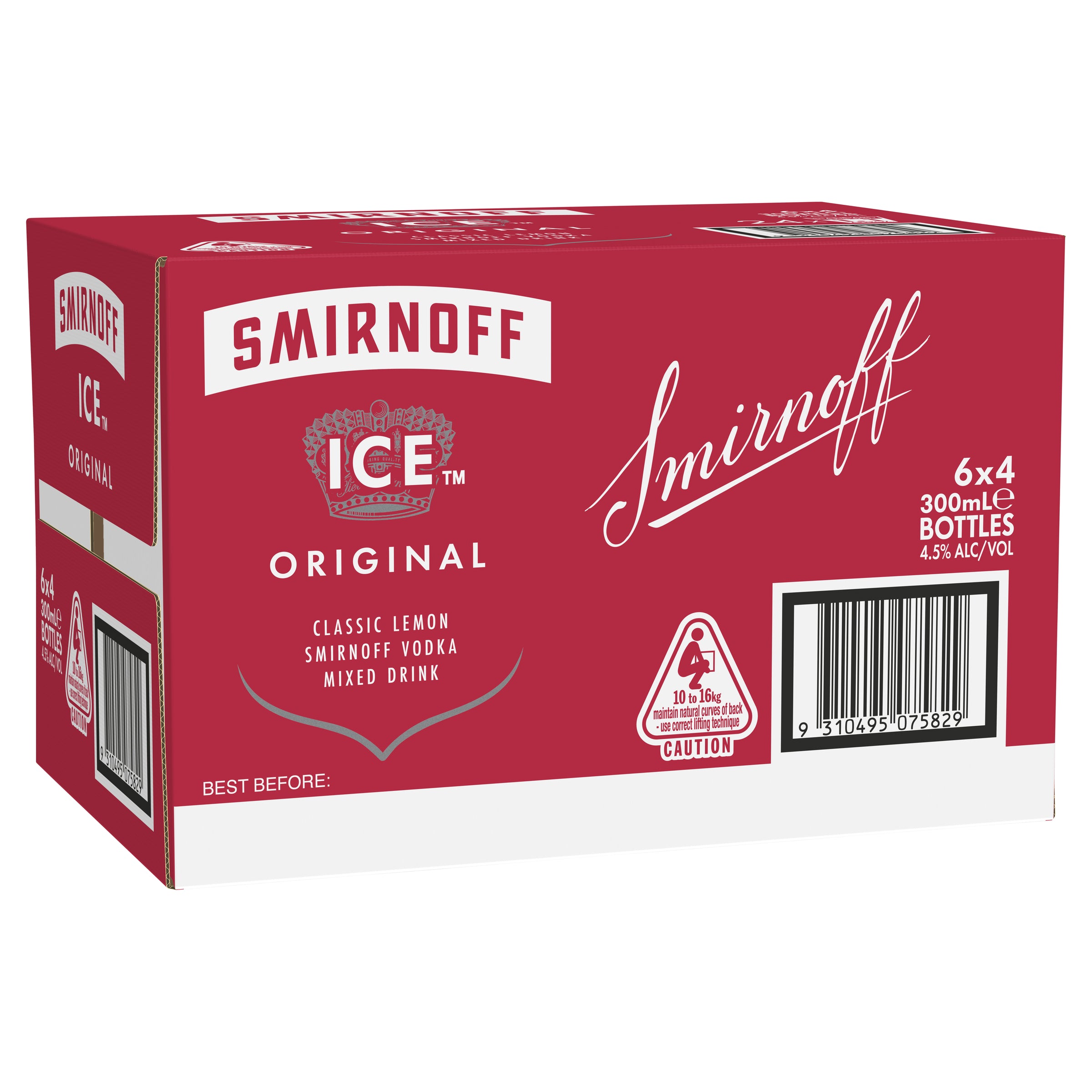 Smirnoff Ice Red Vodka Bottle 300mL - Harry's Liquor