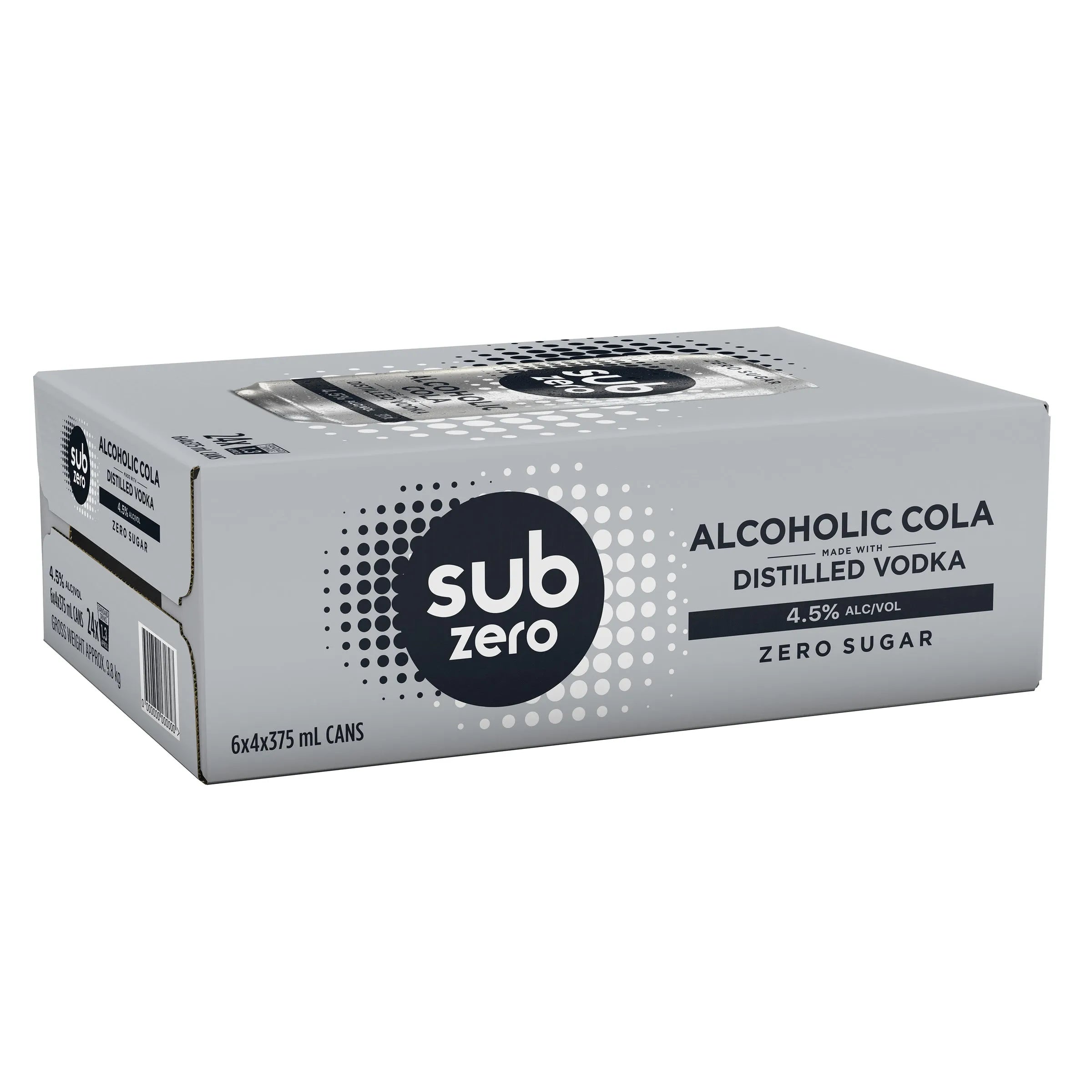 Sub Zero Vodka & Alcoholic Cola Can 375mL