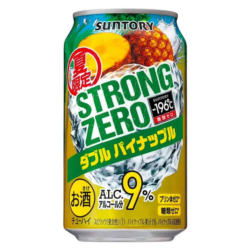 Suntory Strong Zero 9% Double Pineapple Can 350mL