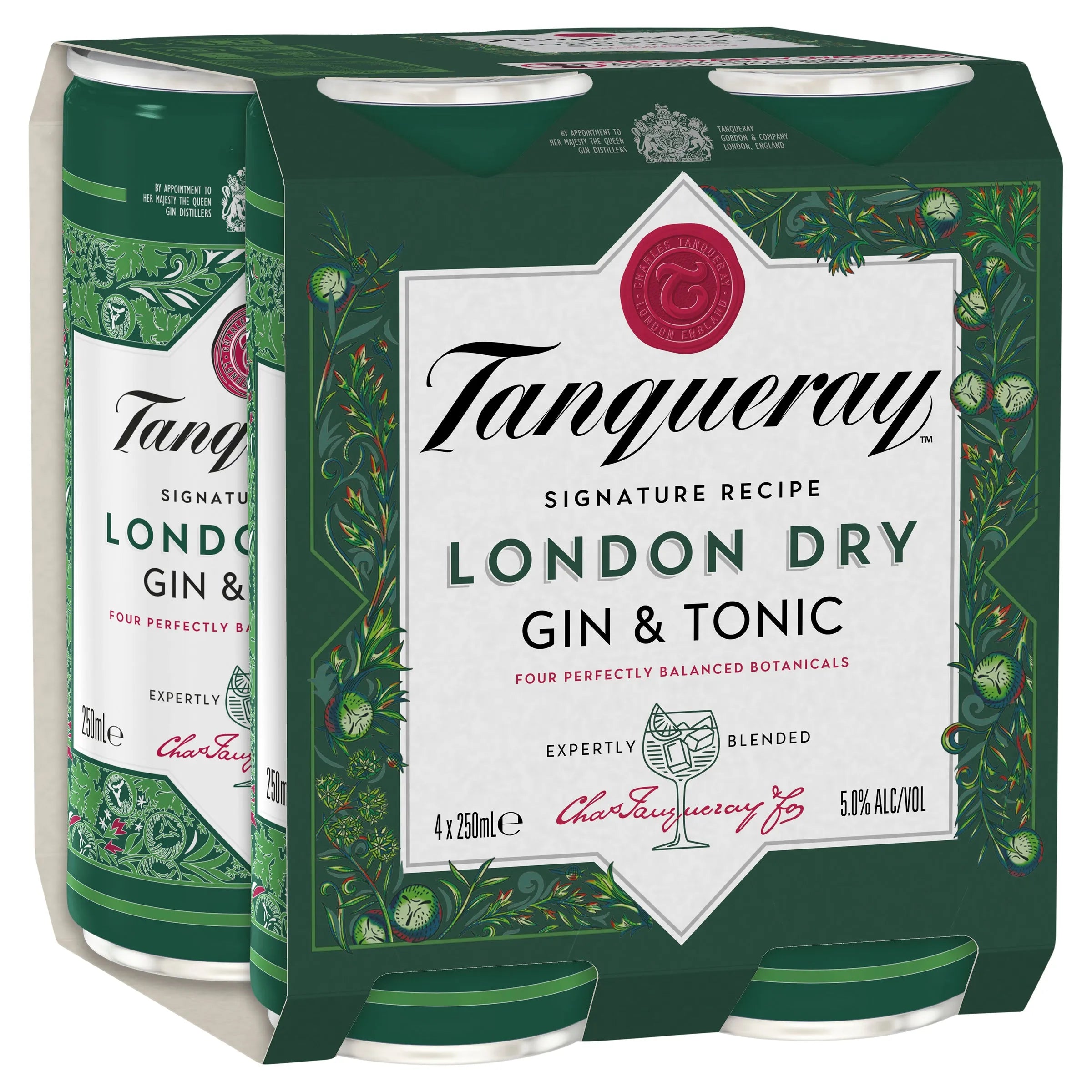 Tanqueray Gin & Tonic Can 250mL - Harry's Liquor