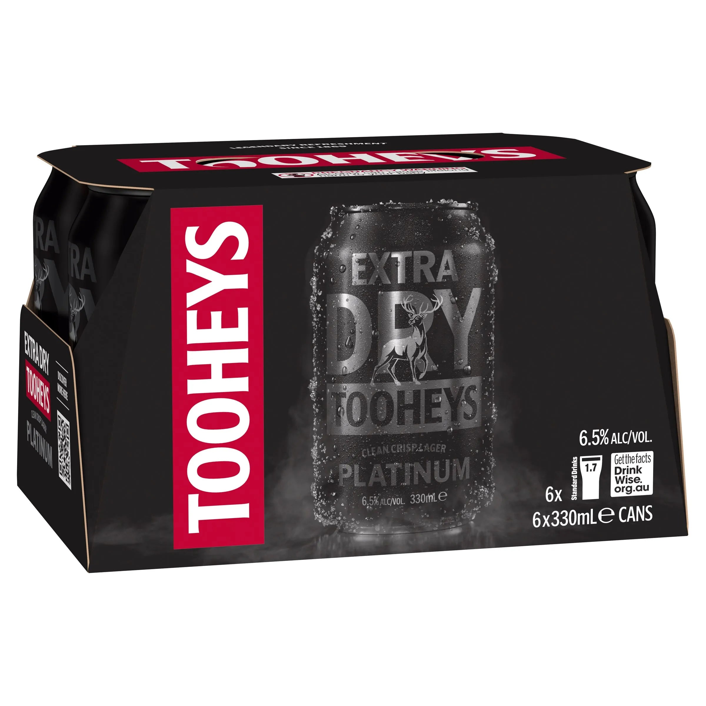 Tooheys Extra Dry Platinum Can 330mL - Harry's Liquor