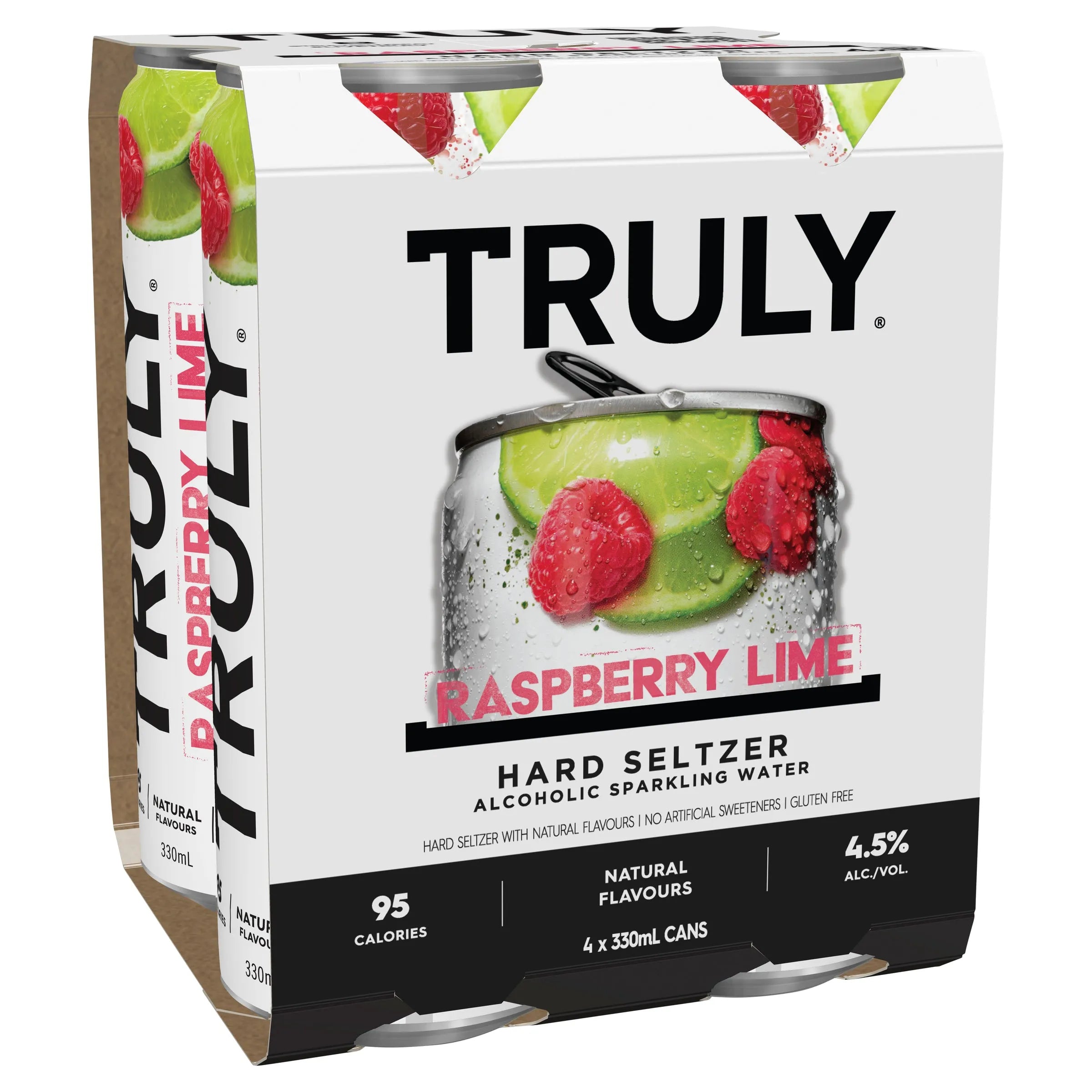 Truly Hard Seltzer Raspberry & Lime Can 330mL - Harry's Liquor